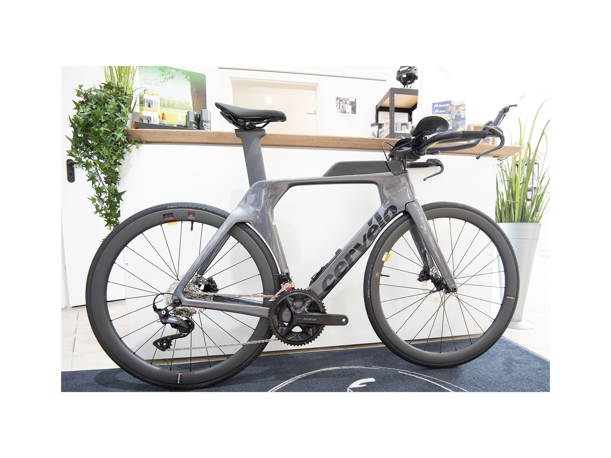 Triathlon Bike Cervelo P-Series 105 DI2 Basalt | 2026