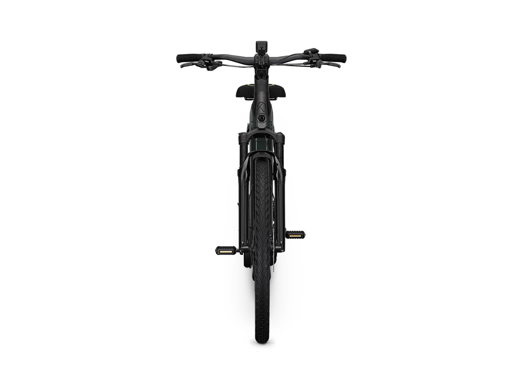 Kalkhoff ENDEAVOUR 5+ ADVANCE Wave 800 Wh techgreen glossy/diamondblack glossy | 2027 – Frontansicht