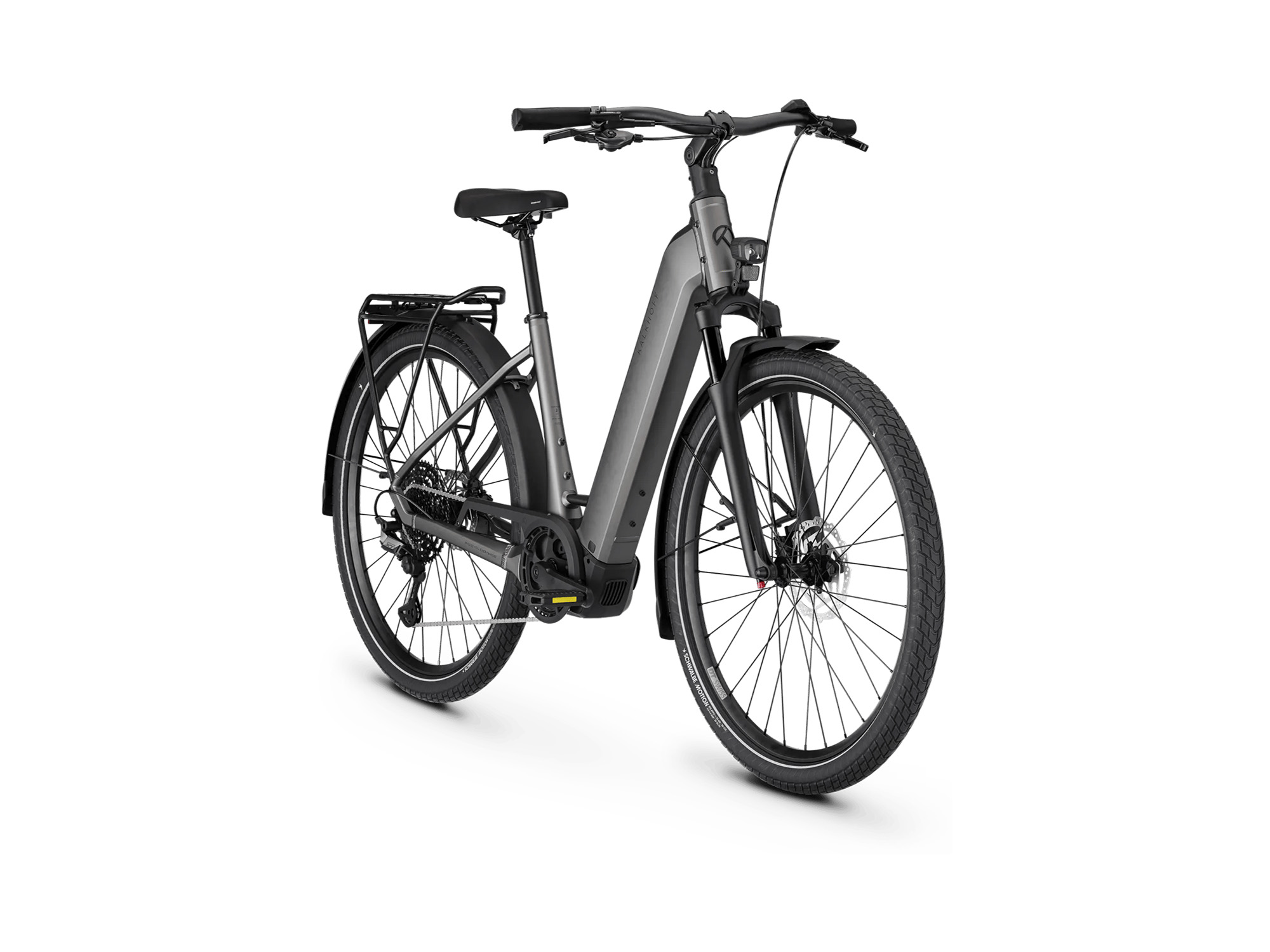 Kalkhoff ENDEAVOUR 3 AIR Wave 600 Wh jetgrey matt | 2027 – Schrägansicht vorne