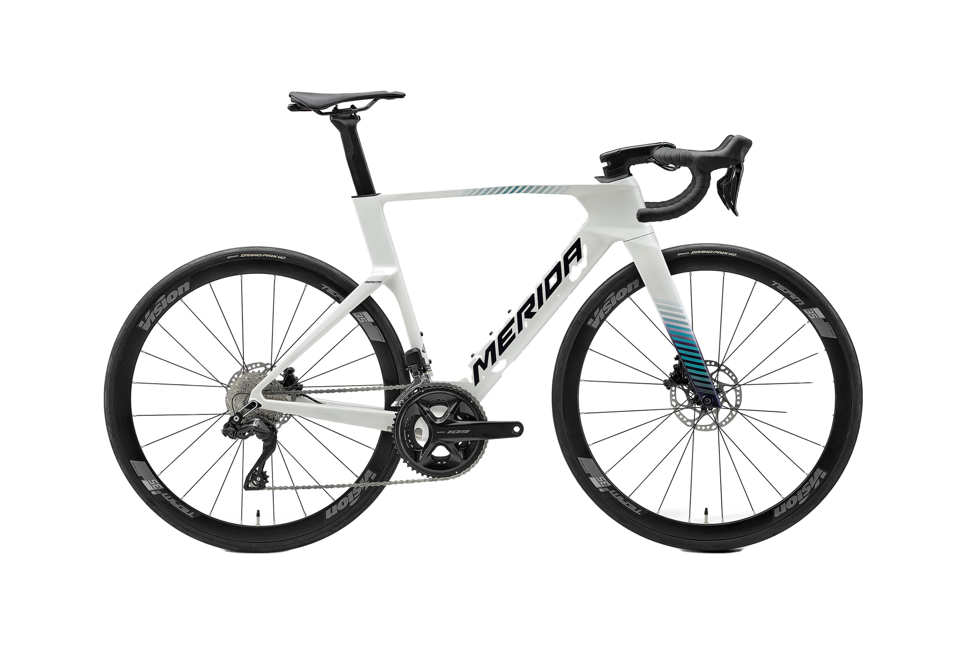 MERIDA REACTO 5000 Pearl/Blue / Teal | 2027