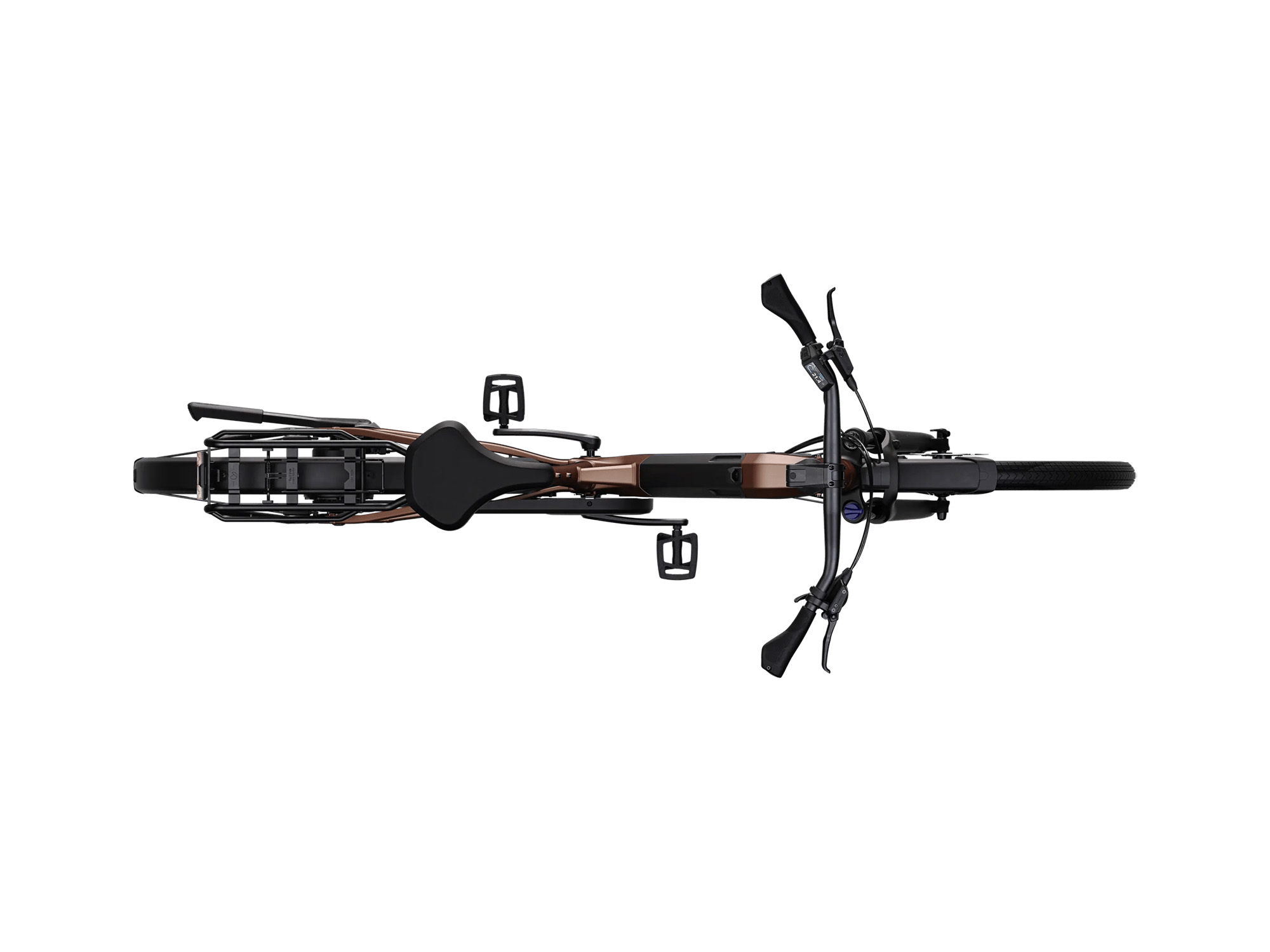 Kalkhoff IMAGE 1 ADVANCE Wave 540 Wh rubyrose matt | 2027 – Draufsicht