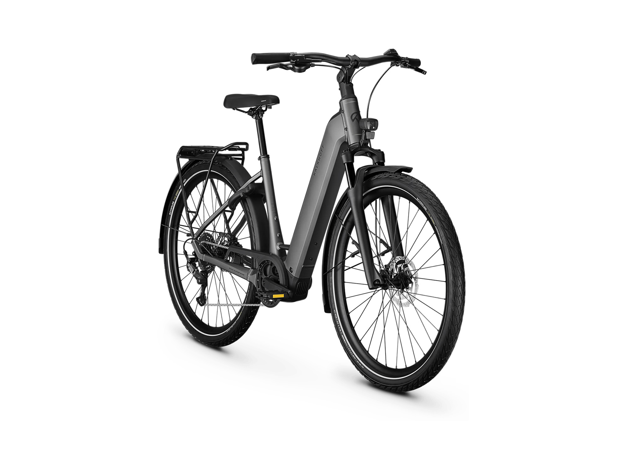 Kalkhoff ENDEAVOUR 3 MOVE Wave 600 Wh jetgrey matt | 2027 – Schrägansicht vorne