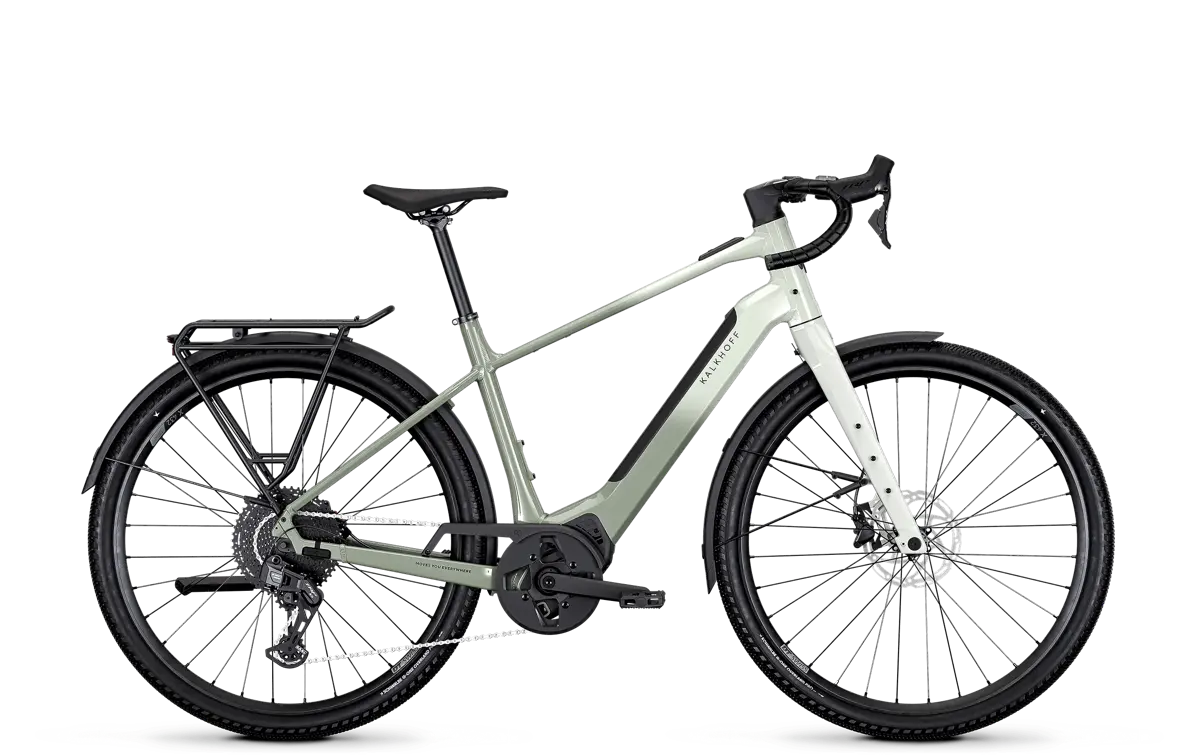 Kalkhoff ENDEAVOUR L TOURING Diamant 400 Wh aquagrey glossy/fennelgreen glossy | 2027