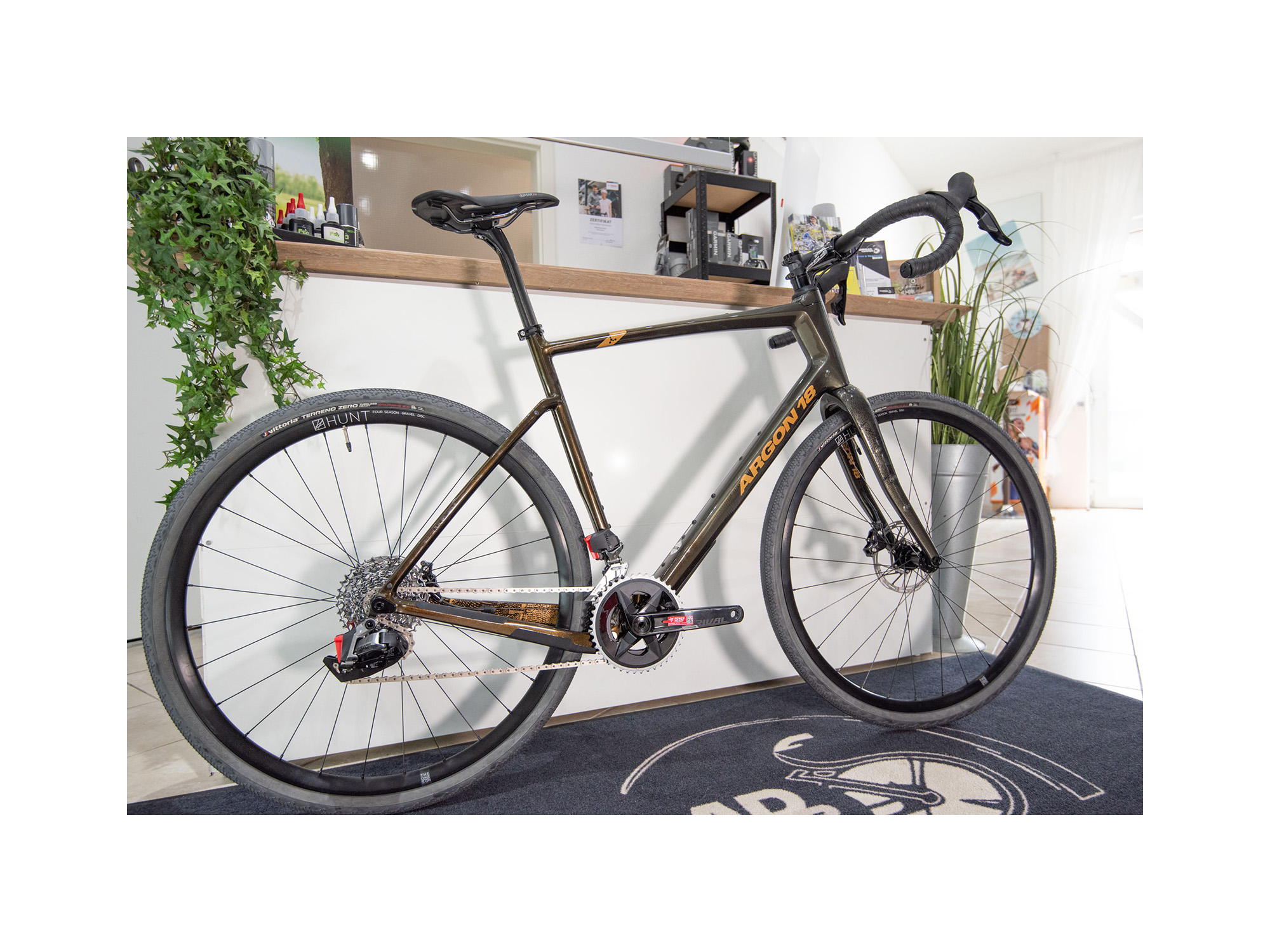 Argon 18 Gravel Bike Dark Matter Rivale AXS Wild Olive | 2024