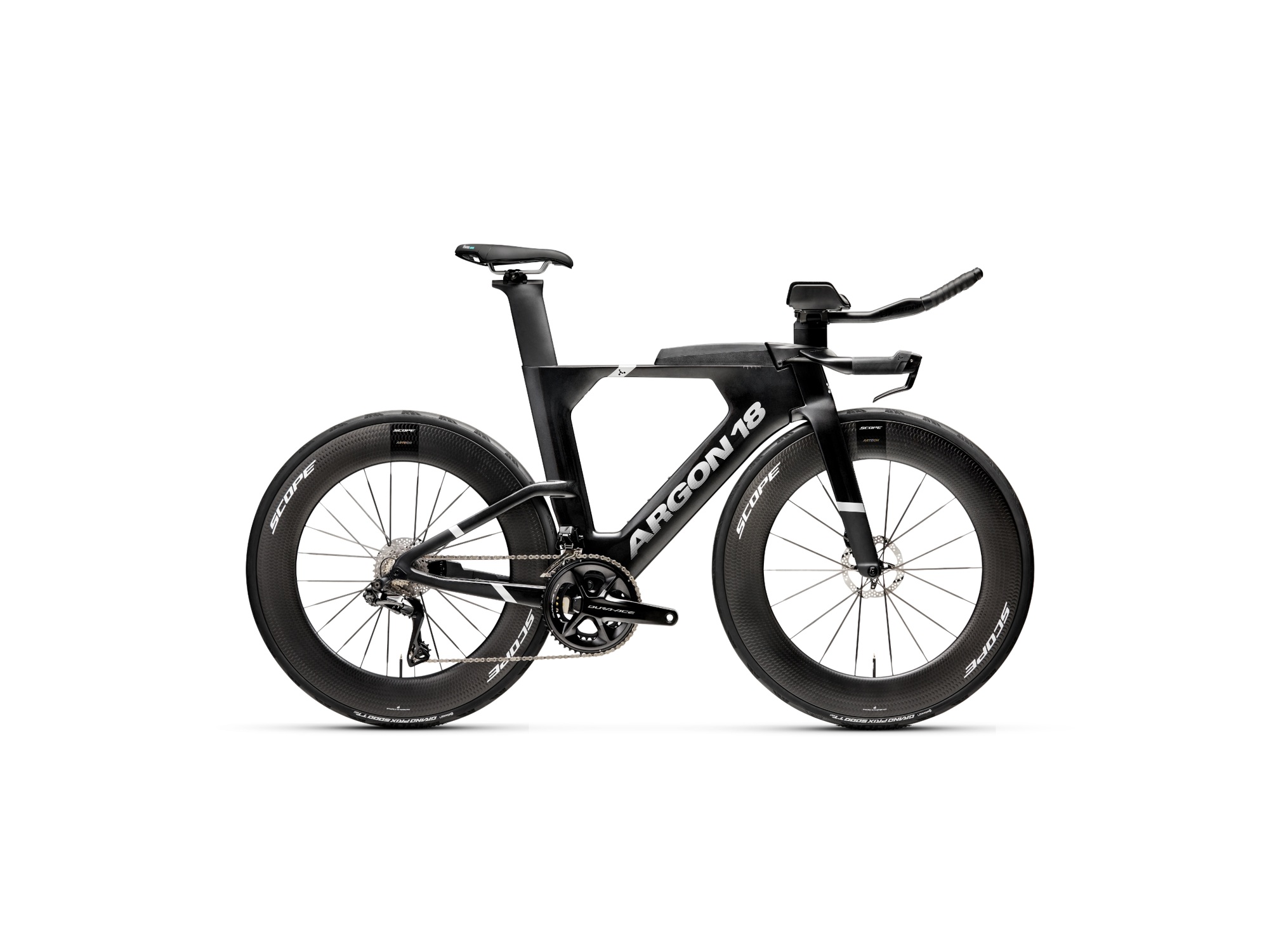 Argon 18 E119 Tri+ Shimano Dura-Ace Di2 | 2026 · Constellation Black – Herstellerabbildung