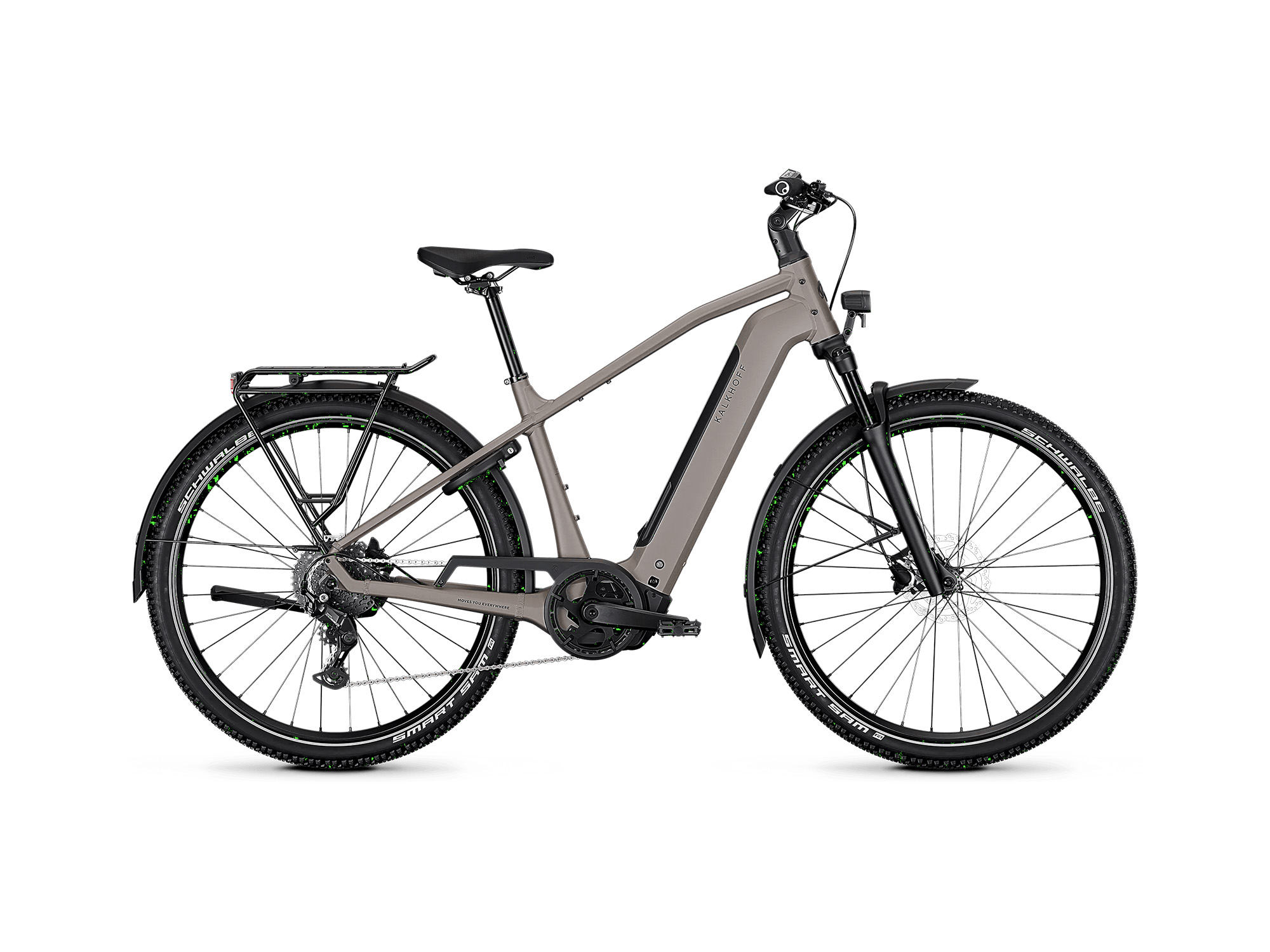 Kalkhoff ENTICE 3 ADVANCE Diamant 600 Wh moonstonegrey matt | 2027 – Seitenansicht