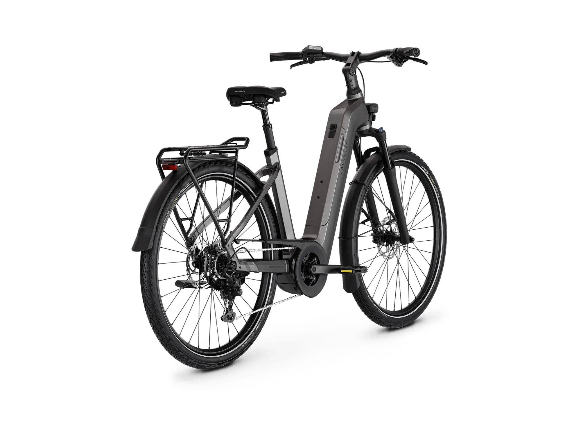 Kalkhoff ENDEAVOUR 5 SEASON Wave 800 Wh jetgrey glossy | 2027 – Schrägansicht hinten