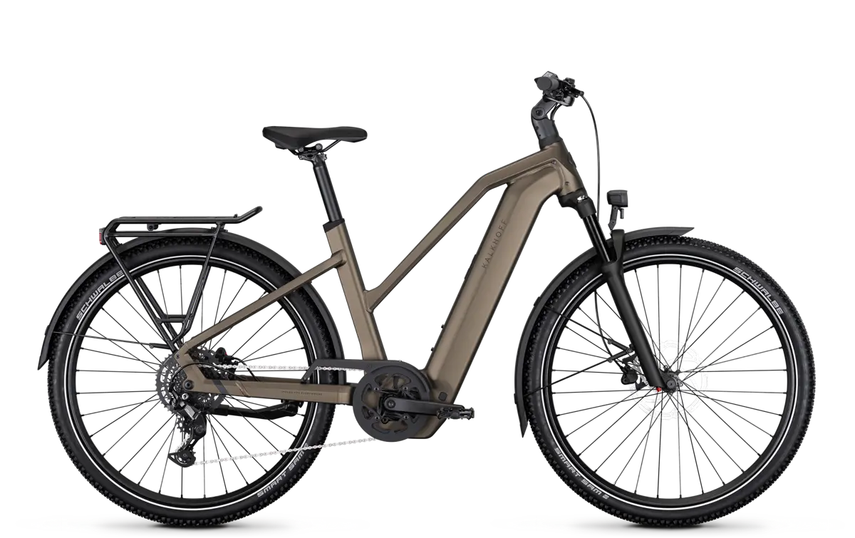 Kalkhoff ENTICE 5 SEASON Trapez 800 Wh darkcaramelbrown matt | 2027
