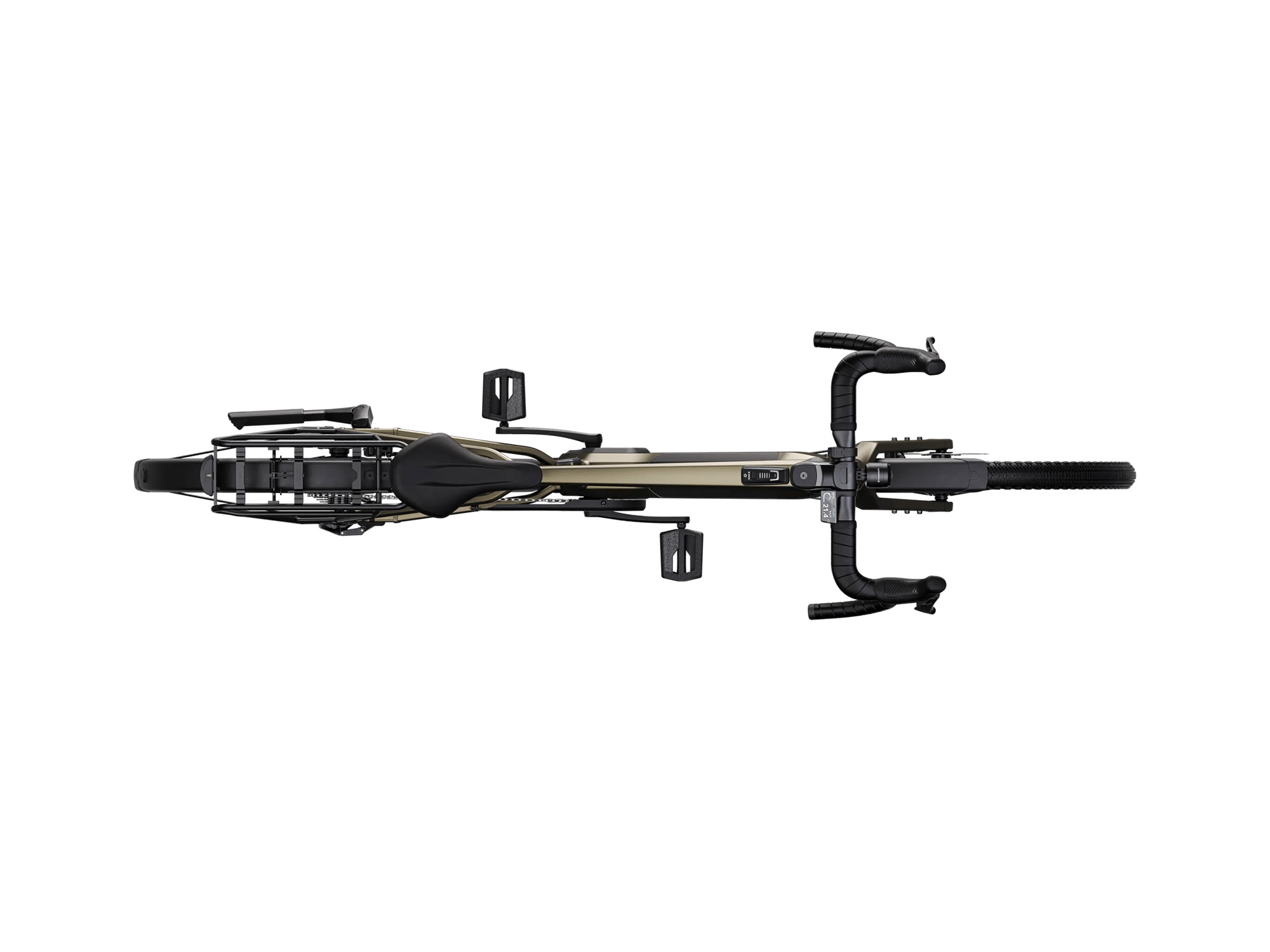 Kalkhoff ENDEAVOUR L TOURING Diamant 400 Wh umberbrown matt | 2027 – Draufsicht