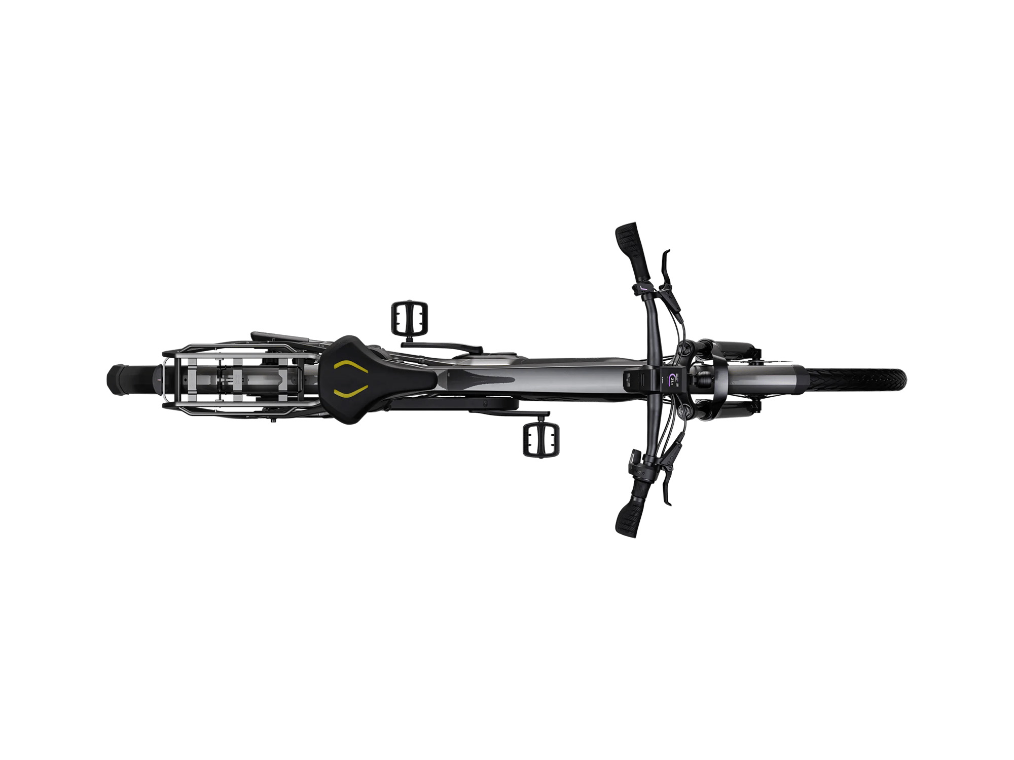 Kalkhoff IMAGE 5+ ADVANCE BLX Diamant 800 Wh jetgrey glossy | 2027 – Draufsicht
