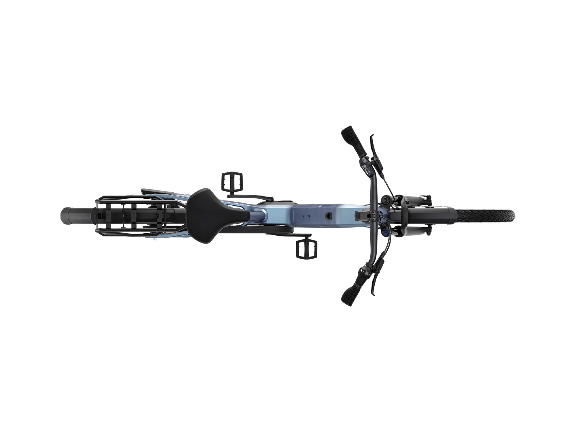 Kalkhoff IMAGE 5 SEASON Wave 800 Wh polarblue matt | 2027 – Draufsicht