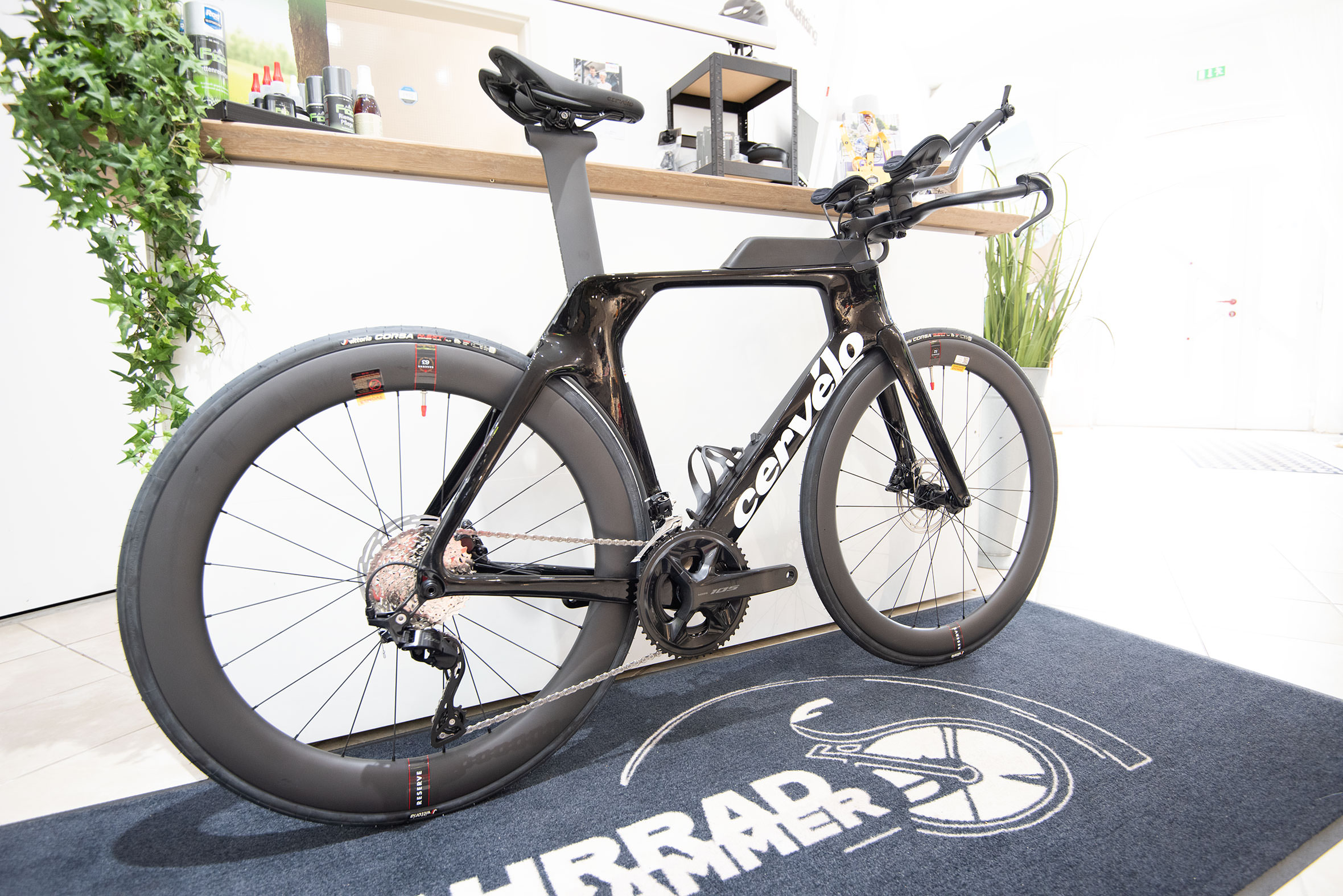 Triathlon Bike Cervelo P-Series 105 Race Black | 2025