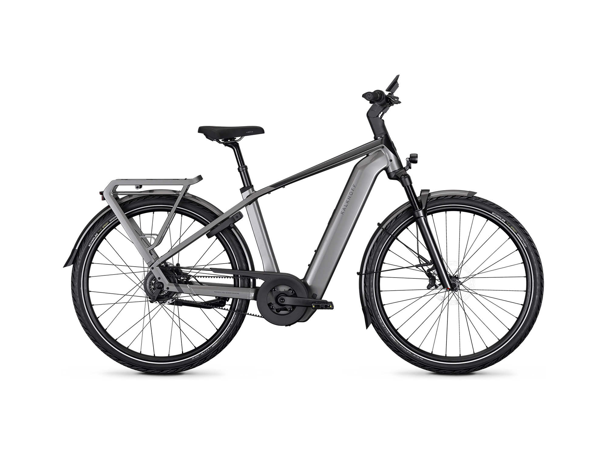 Kalkhoff IMAGE 5+ ADVANCE BLX Diamant 800 Wh jetgrey glossy | 2027 – Seitenansicht