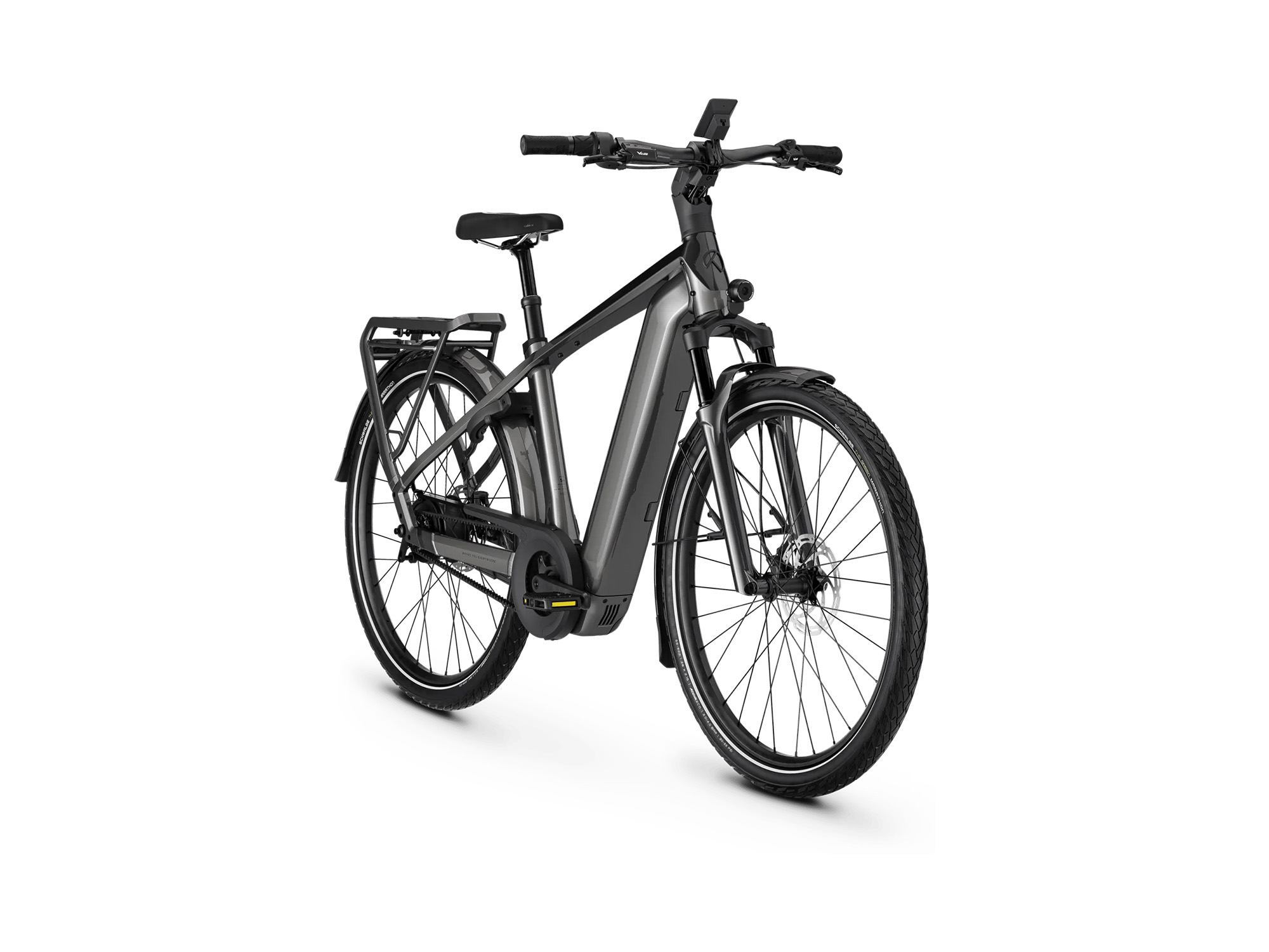 Kalkhoff IMAGE 5+ ADVANCE BLX Diamant 800 Wh jetgrey glossy | 2027 – Schrägansicht vorne