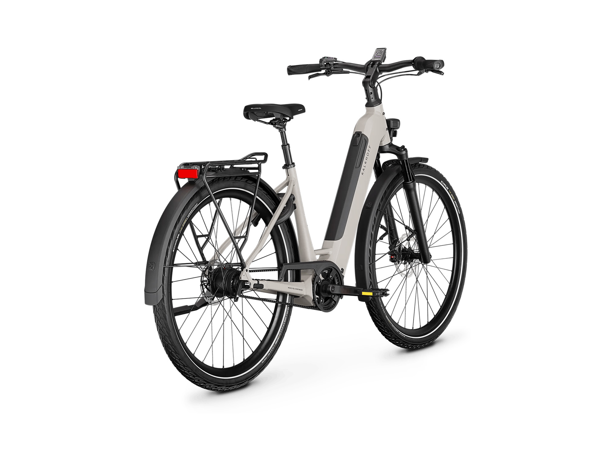 Kalkhoff IMAGE 3 EXCITE Wave 600 Wh sustainedgrey matt | 2027 – Schrägansicht hinten