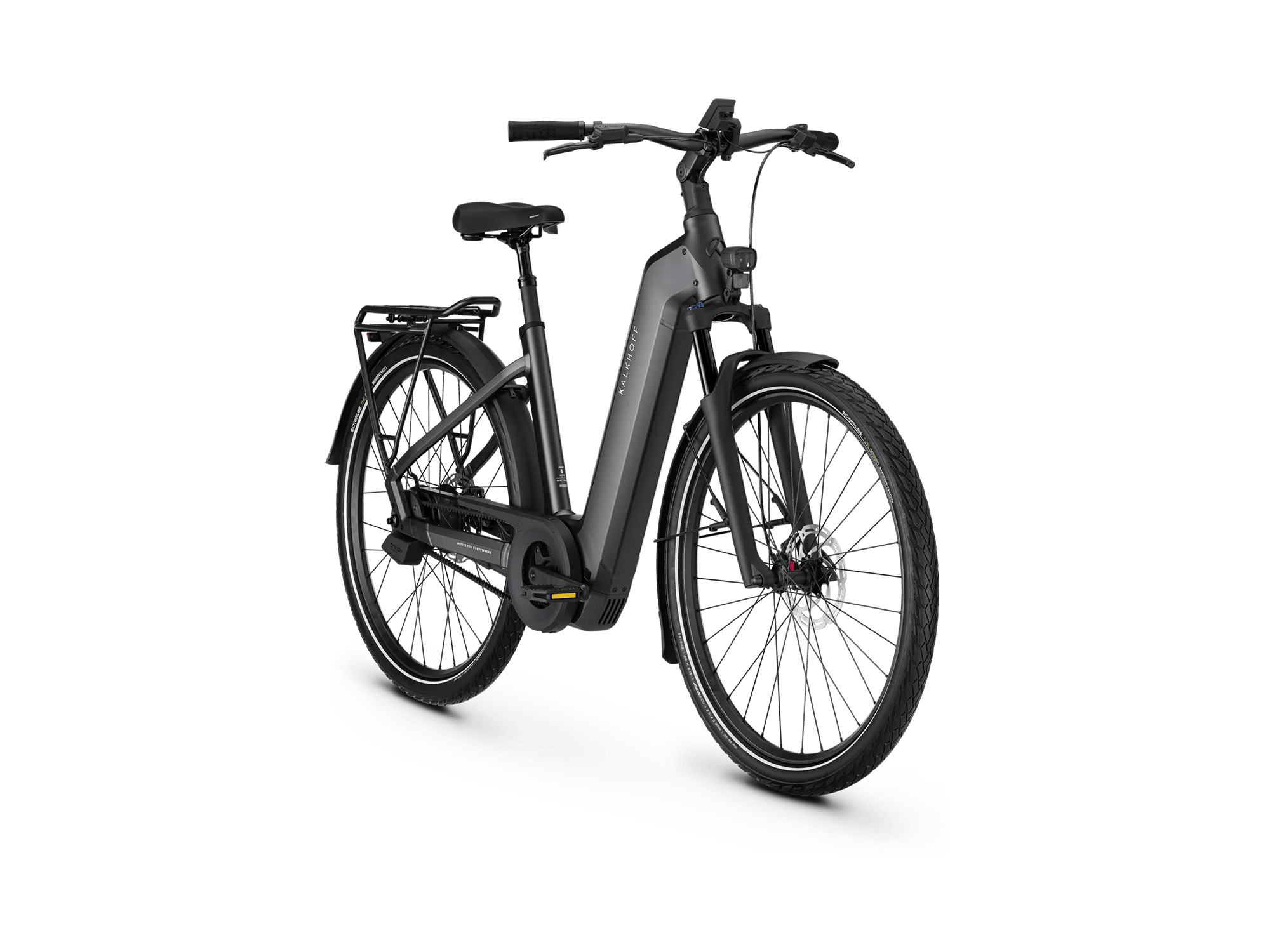 Kalkhoff IMAGE 5 AUTO Wave 800 Wh diamondblack matt | 2027 – Schrägansicht vorne