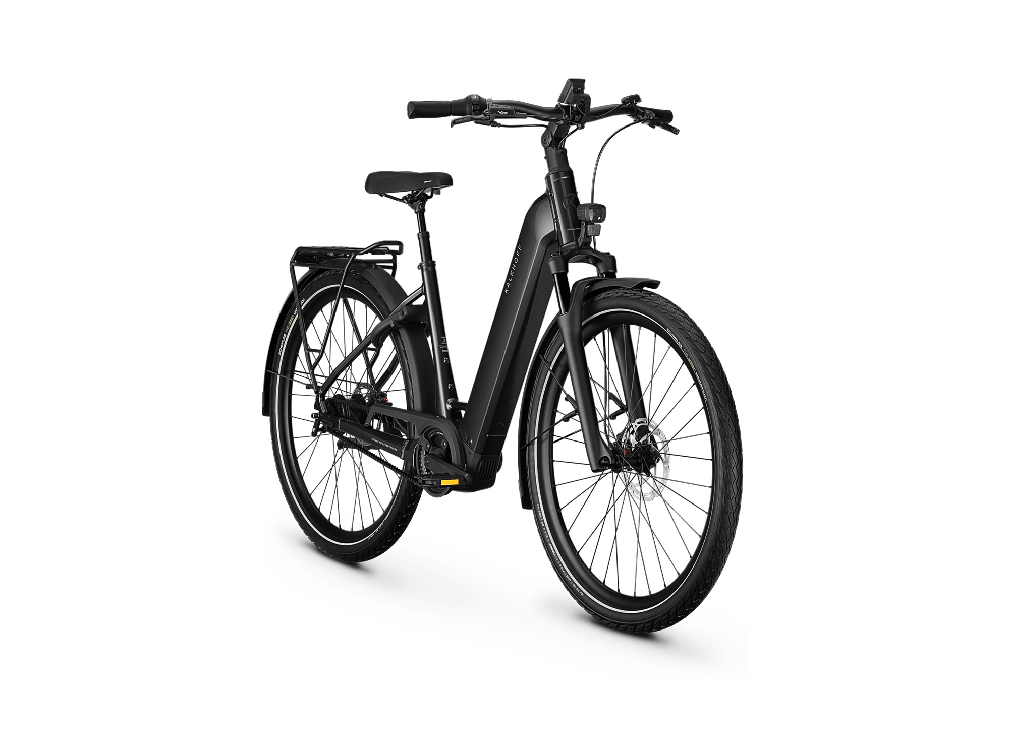 Kalkhoff IMAGE 3 EXCITE Wave 600 Wh diamondblack glossy | 2027 – Schrägansicht vorne