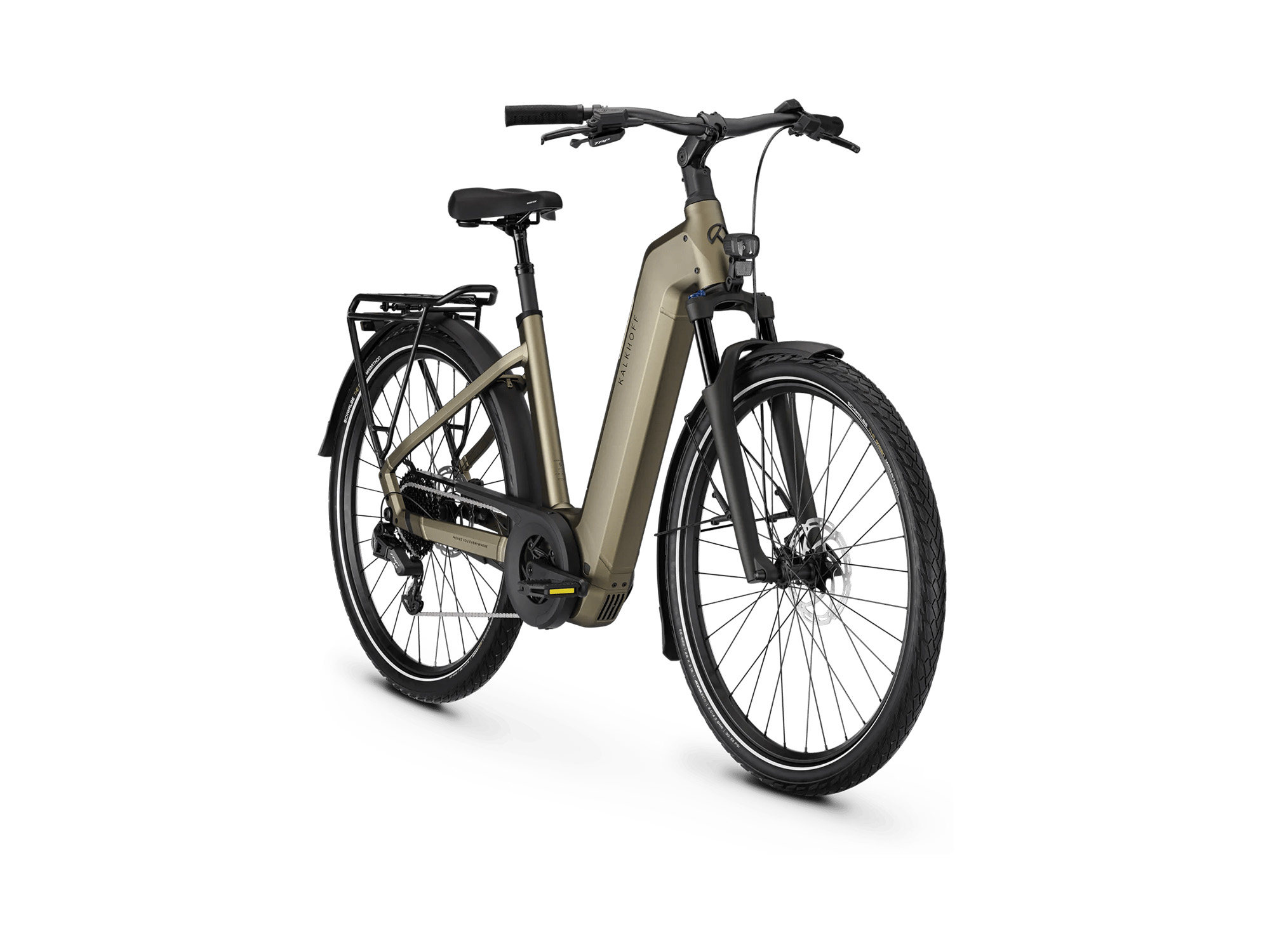 Kalkhoff ENDEAVOUR 5 AUTO Wave 800 Wh umberbrown matt | 2027 – Schrägansicht vorne