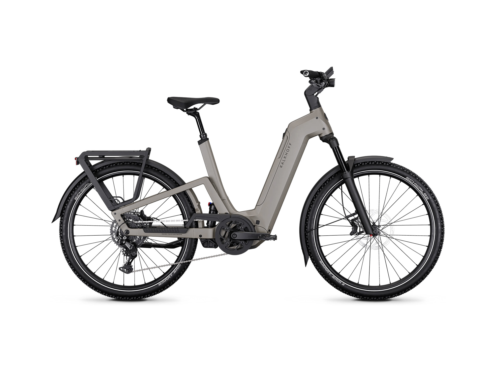 Kalkhoff ENTICE 7+ MOVE Wave moonstonegrey matt | 2027 – Seitenansicht