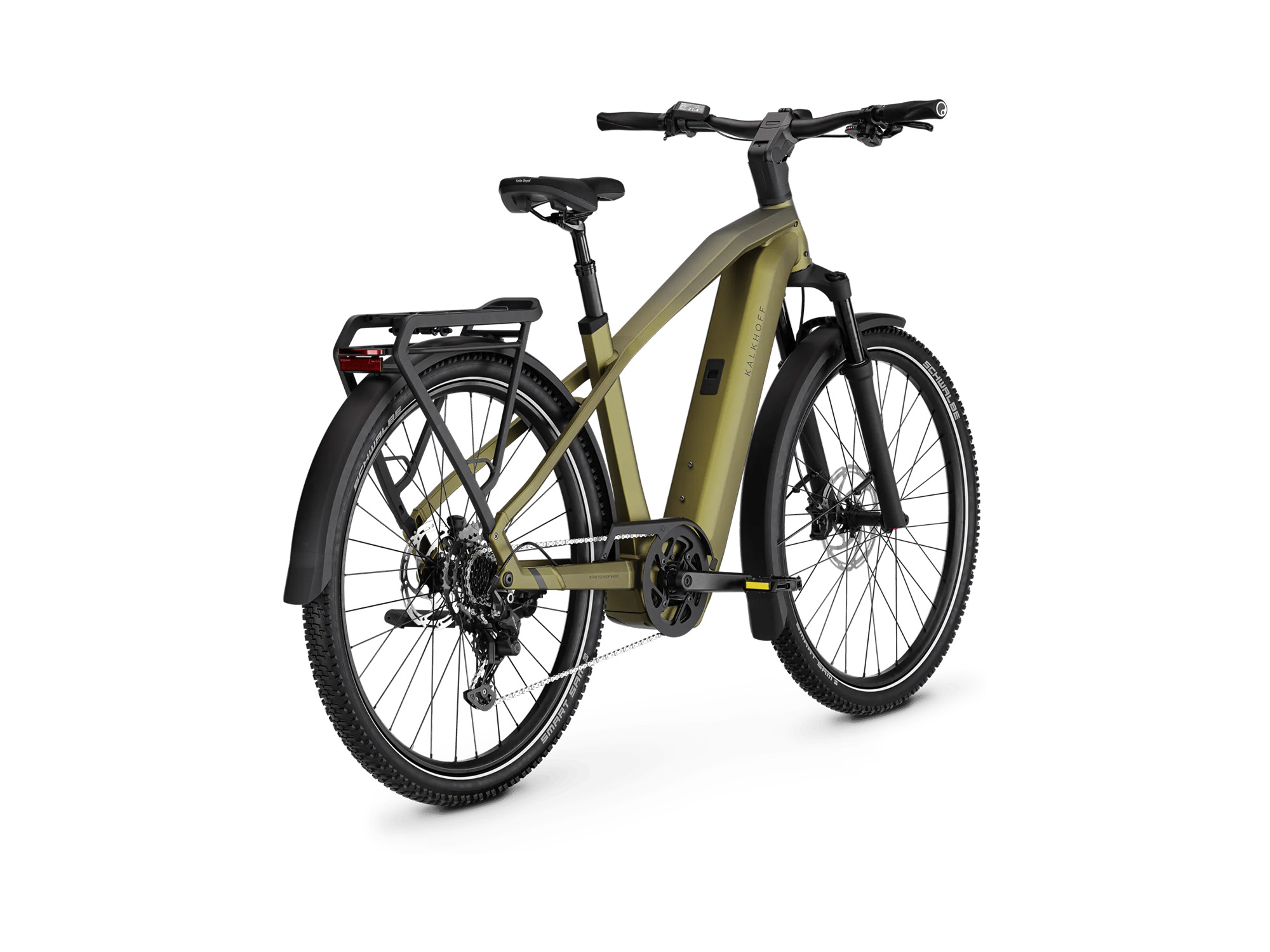 Kalkhoff ENTICE 5+ MOVE Diamant 800 Wh meadowgreen matt/darkmeadowgreen matt | 2027 – Schrägansicht hinten