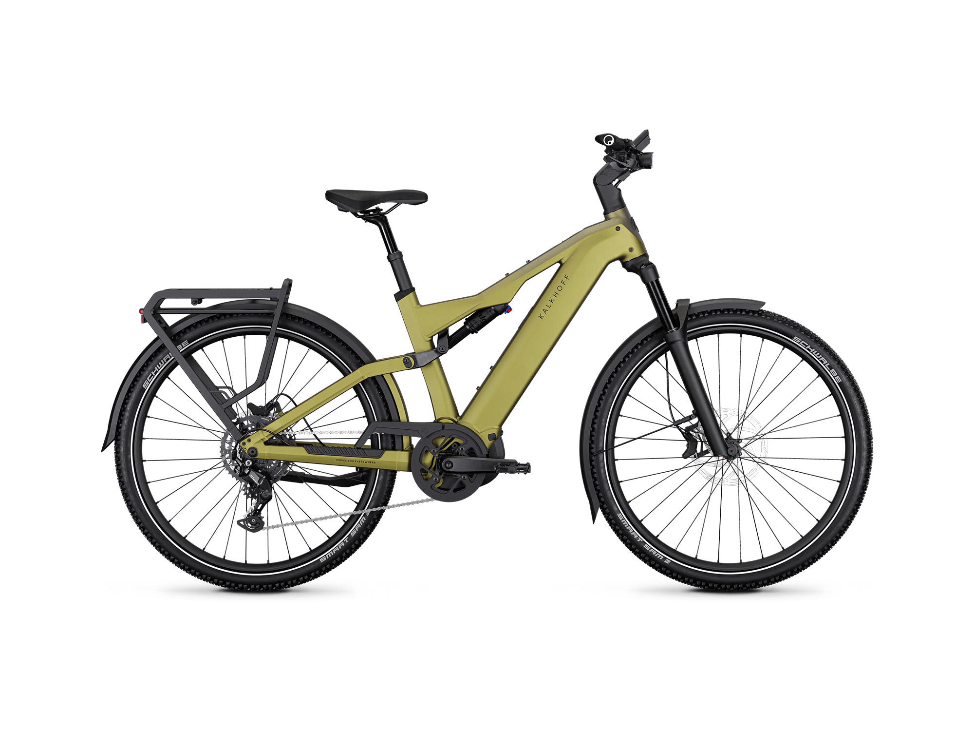 Kalkhoff ENTICE 7+ MOVE Diamant 800 Wh meadowgreen matt/darkmeadowgreen matt | 2027 – Seitenansicht