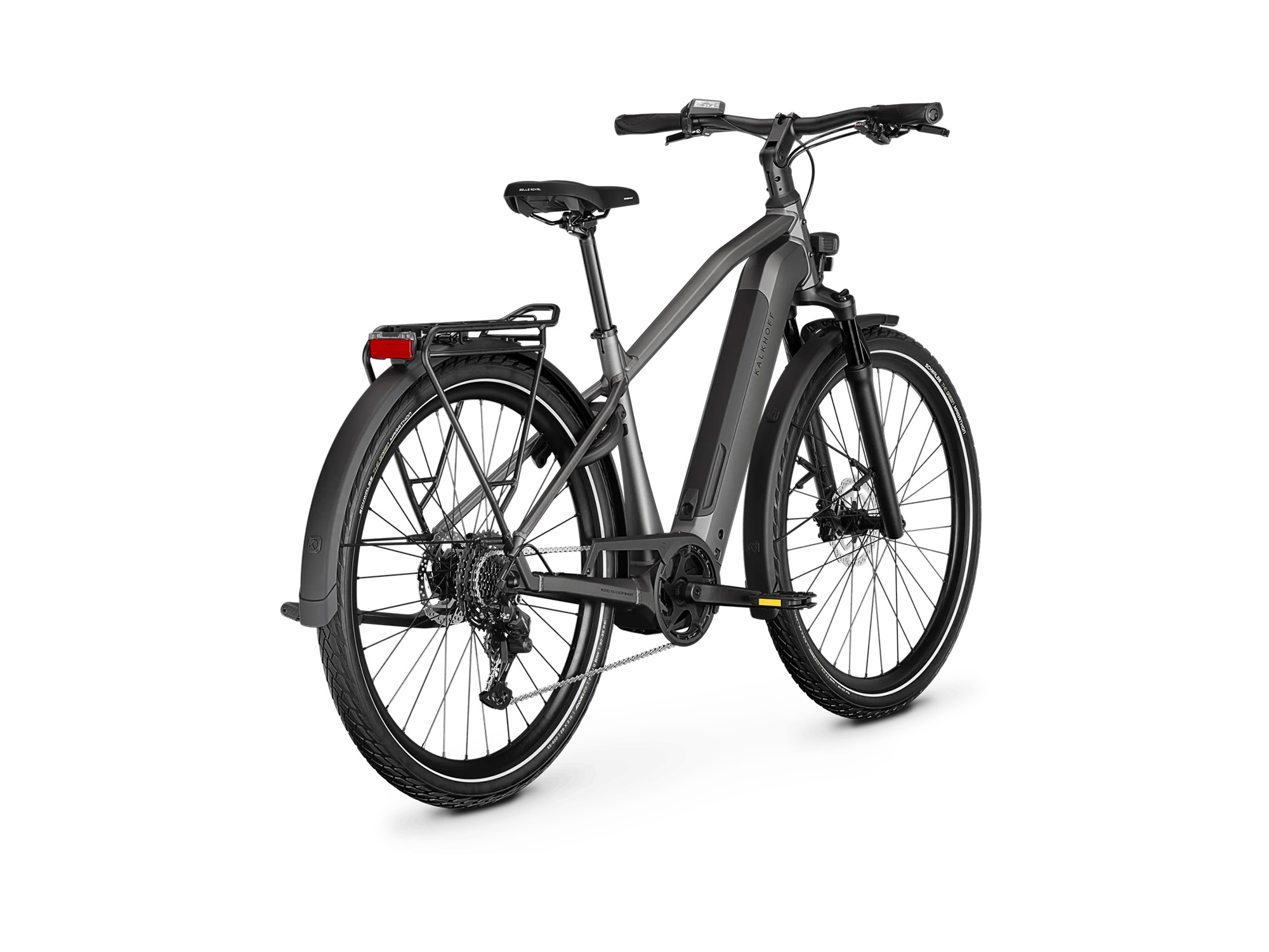 Kalkhoff ENDEAVOUR 3 MOVE Diamant 600 Wh jetgrey matt | 2027 – Schrägansicht hinten