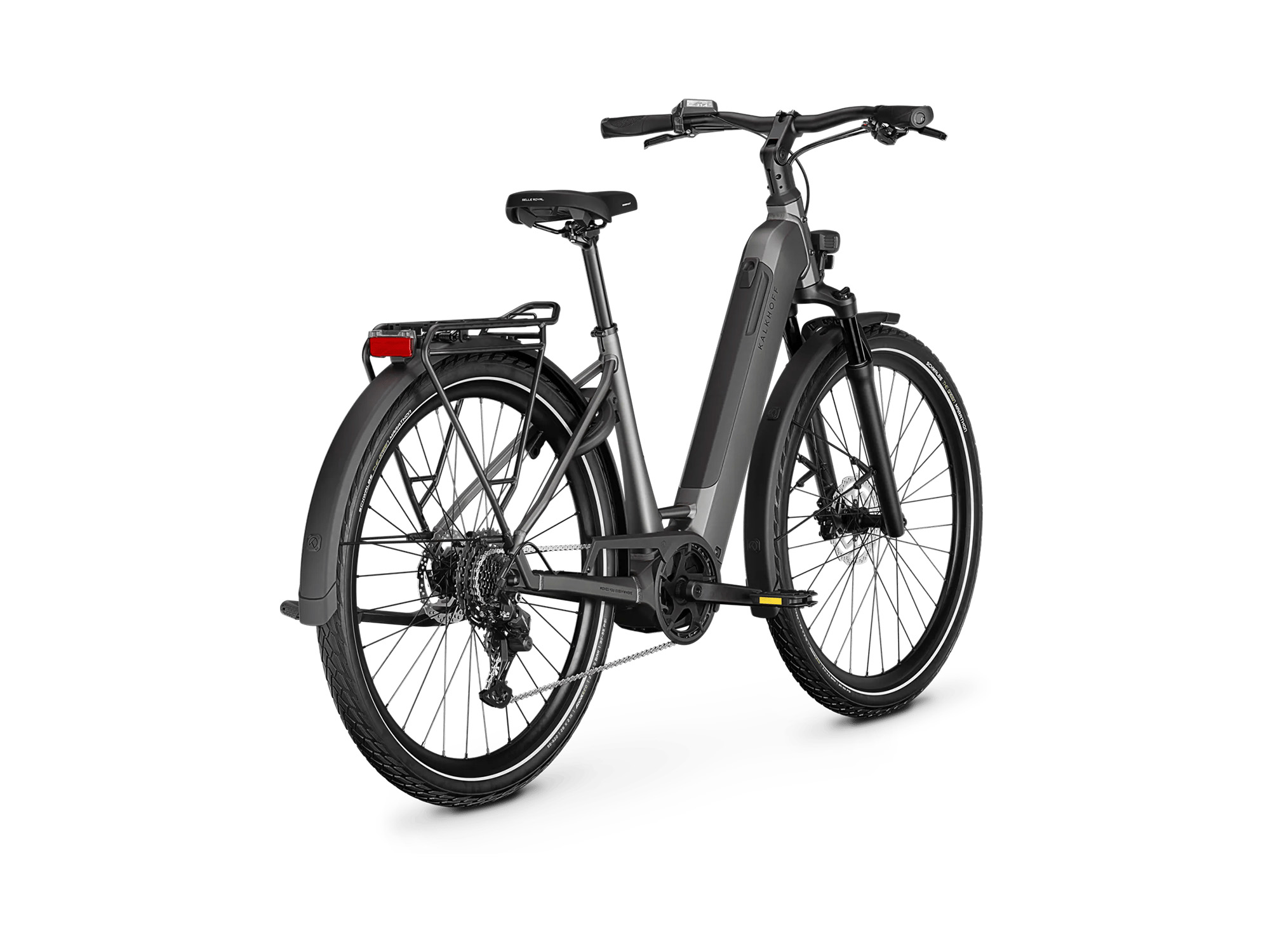Kalkhoff ENDEAVOUR 3 MOVE Wave 600 Wh jetgrey matt | 2027 – Schrägansicht hinten