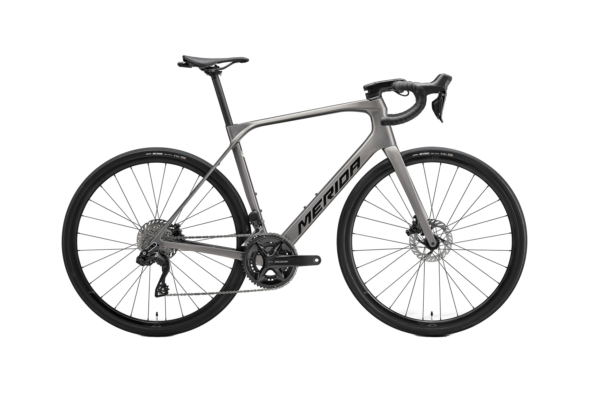 MERIDA SCULTURA ENDURANCE 5000 Warm Slate Grey / Black | 2027 auf weißem Hintergrund