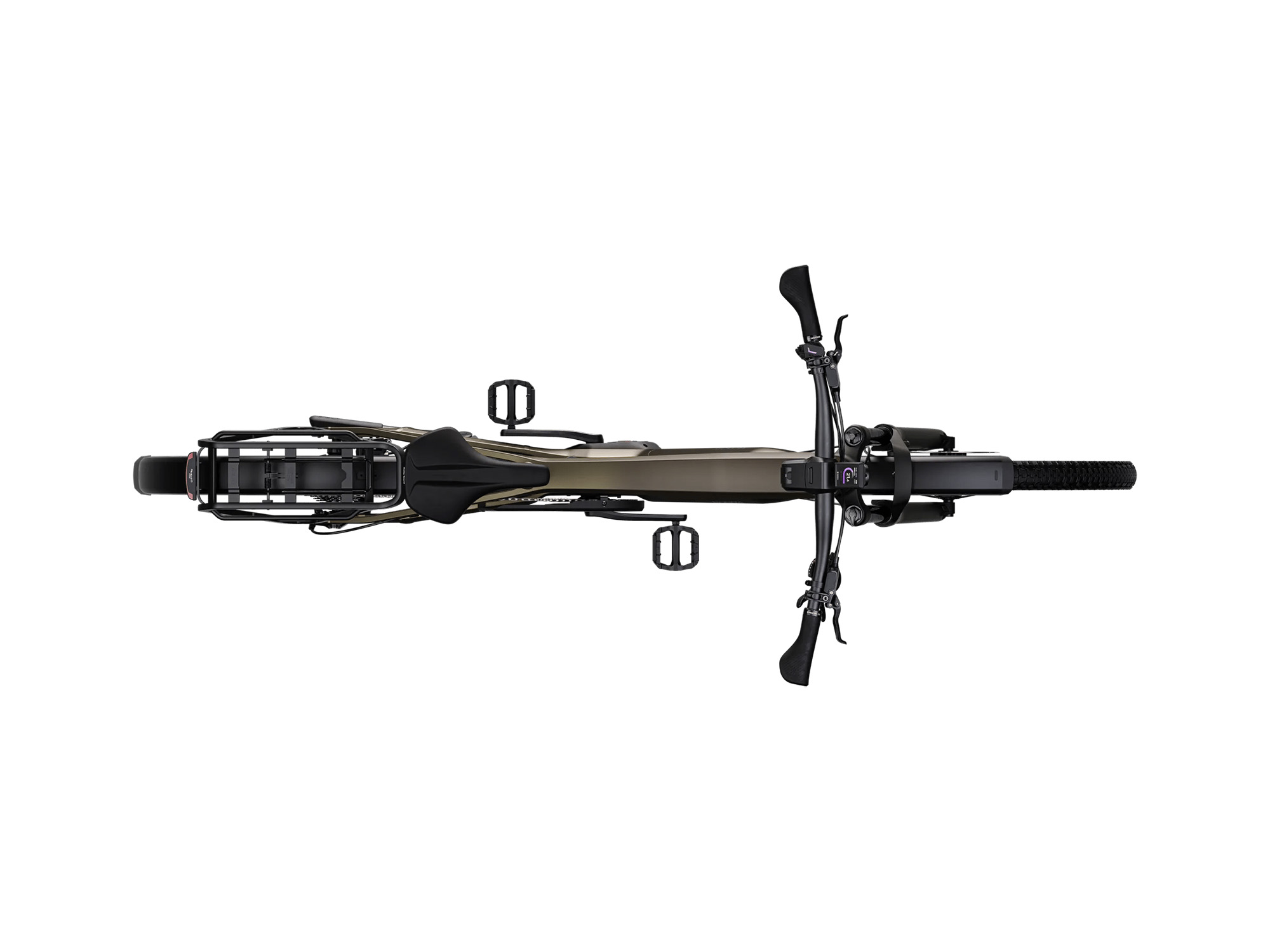 Kalkhoff ENTICE 5+ ADVANCE Diamant 800 Wh umberbrown matt/darkumberbrown matt | 2027 – Draufsicht
