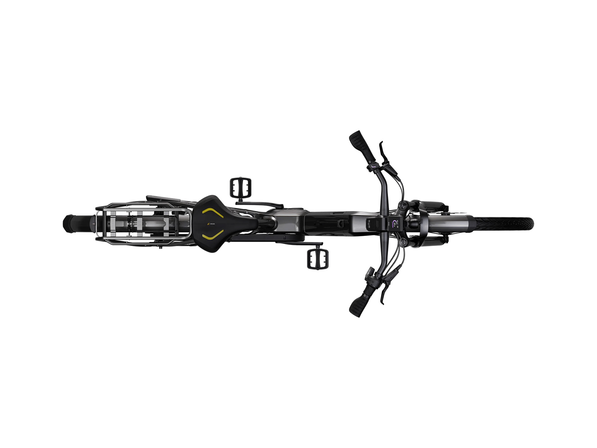 Kalkhoff IMAGE 5+ ADVANCE BLX Wave 800 Wh jetgrey glossy | 2027 – Draufsicht