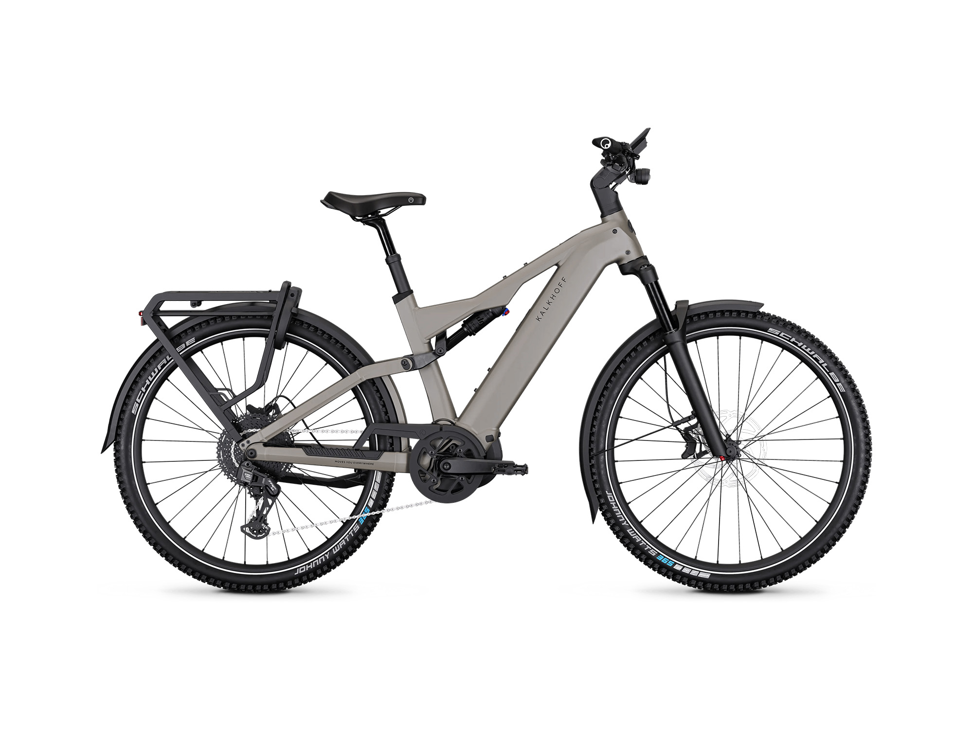 Kalkhoff ENTICE 7+ ADVANCE Diamant 800 Wh moonstonegrey matt | 2027 – Seitenansicht