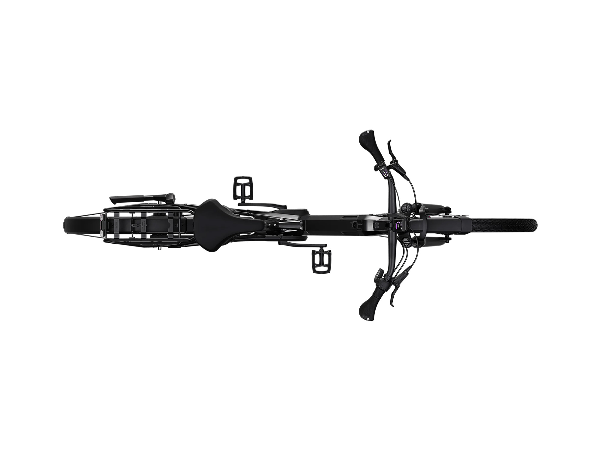 Kalkhoff IMAGE 3 EXCITE 380 Wave 600 Wh diamondblack glossy | 2027 – Draufsicht
