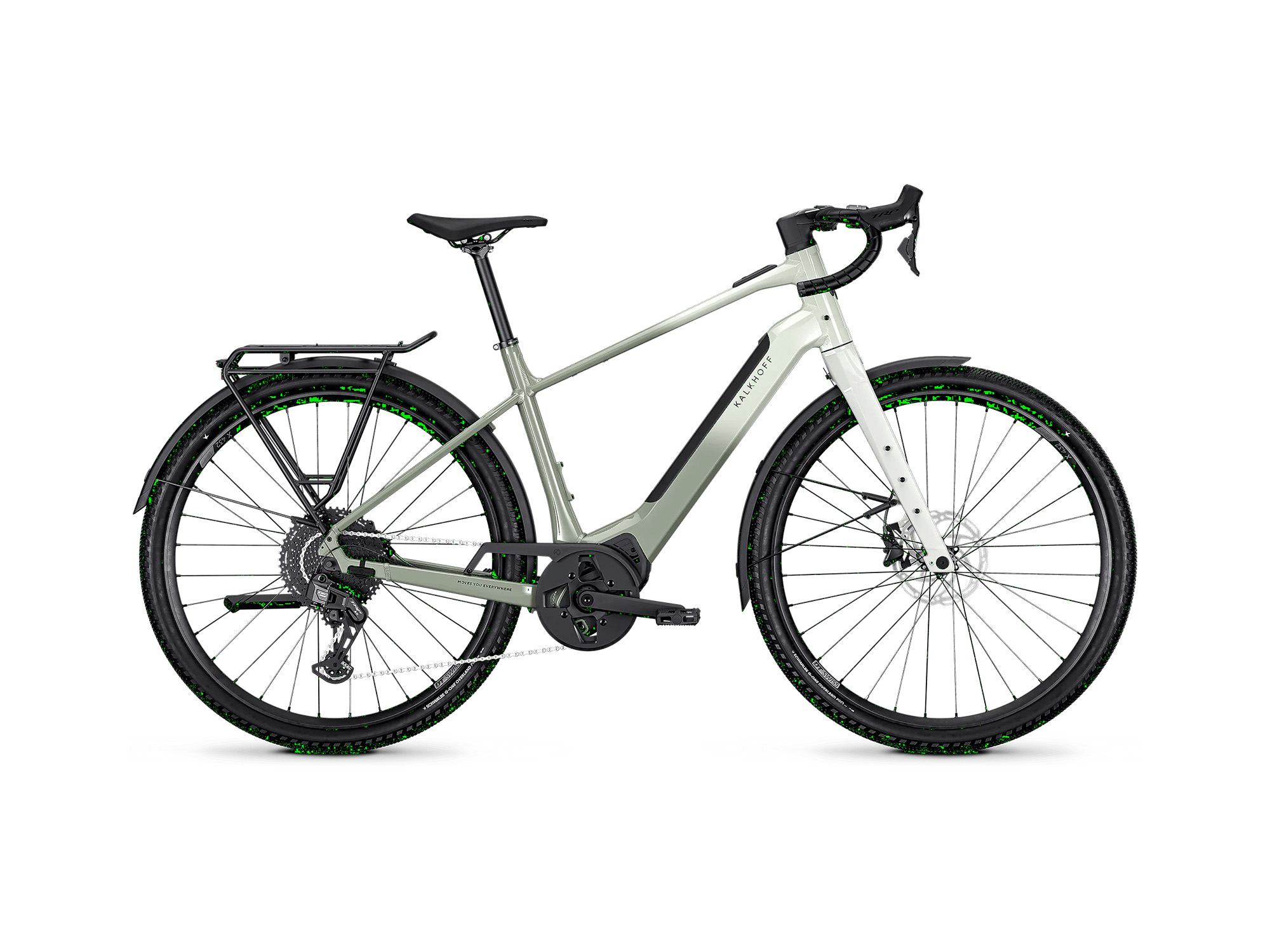 Kalkhoff ENDEAVOUR L TOURING Diamant 400 Wh aquagrey glossy/fennelgreen glossy | 2027