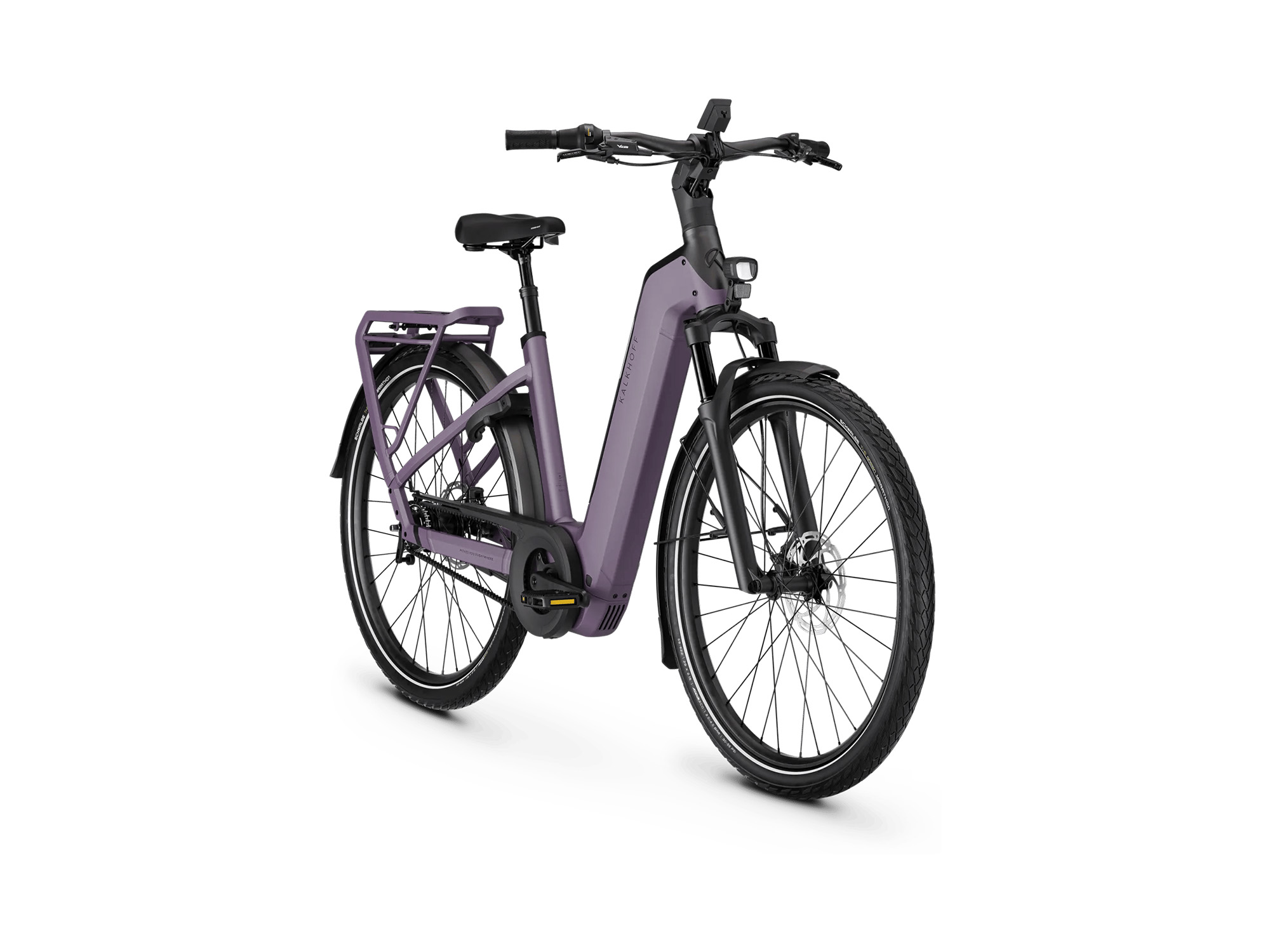 Kalkhoff IMAGE 5+ MOVE Wave 800 Wh midnightplum matt/diamondblack matt | 2027 – Schrägansicht vorne