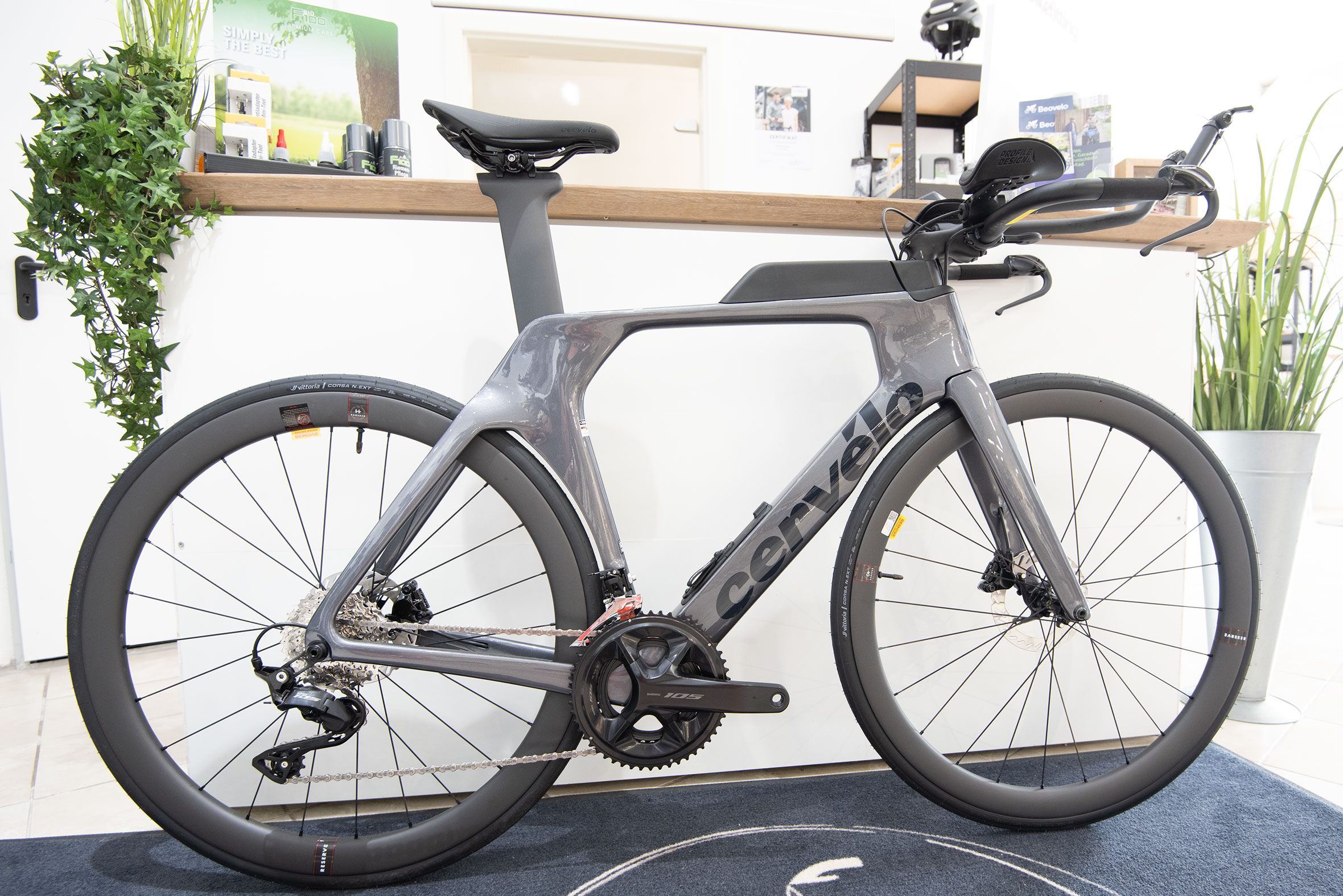 Triathlon Bike Cervelo P-Series 105 DI2 Basalt | 2026