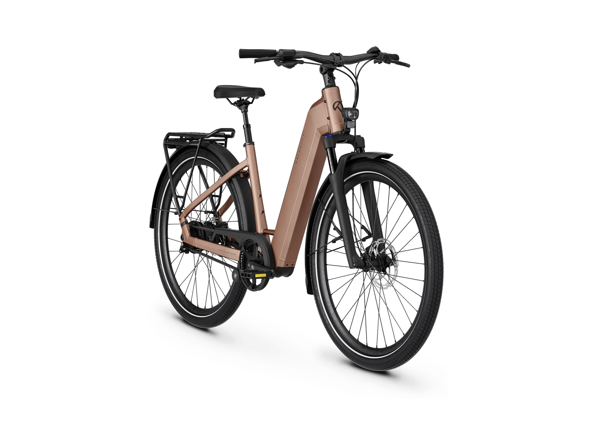 Kalkhoff IMAGE 1 ADVANCE Wave 540 Wh rubyrose matt | 2027 – Schrägansicht vorne