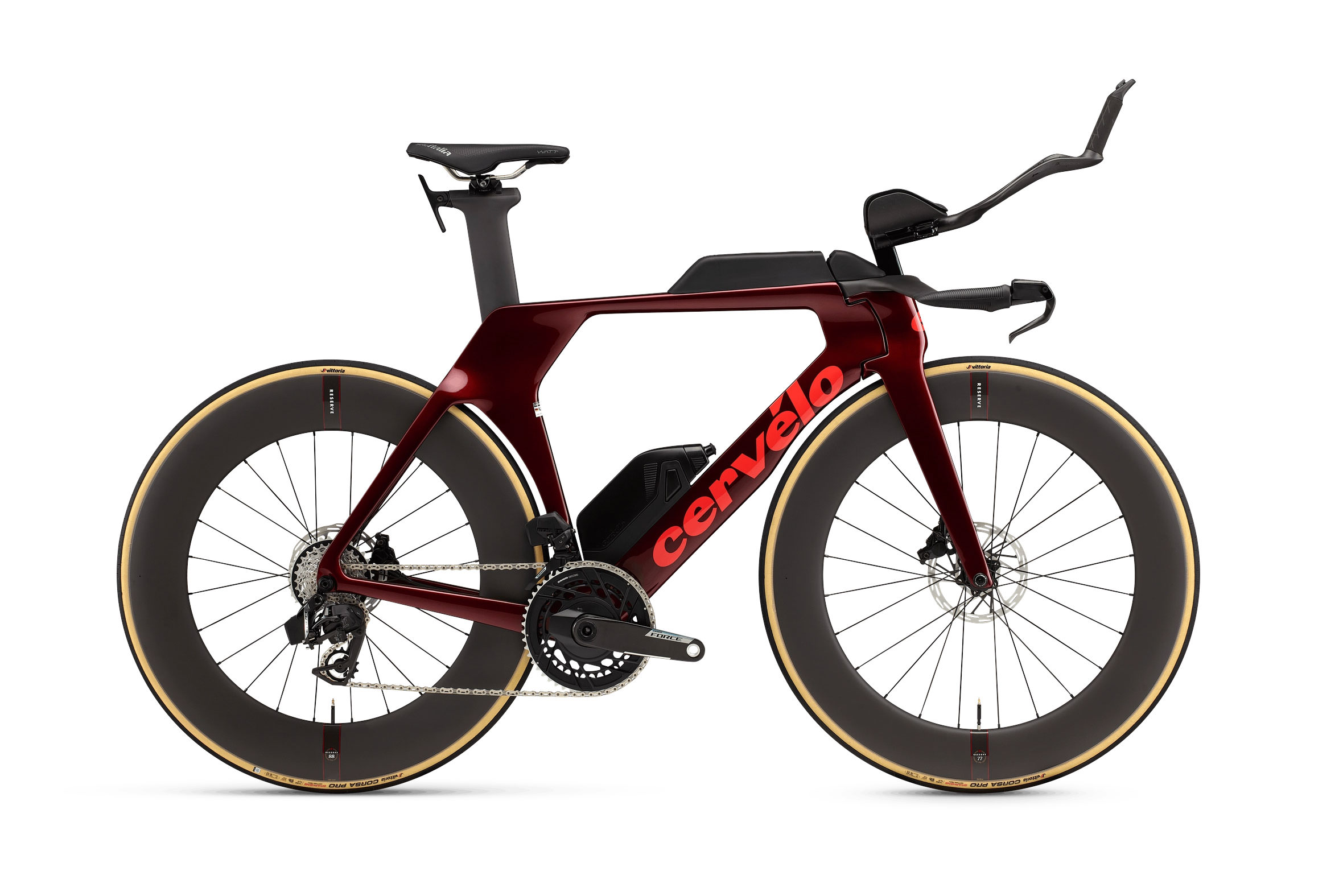 Triathlon Bike Cervélo P5 Force AXS Red Hot | 2026