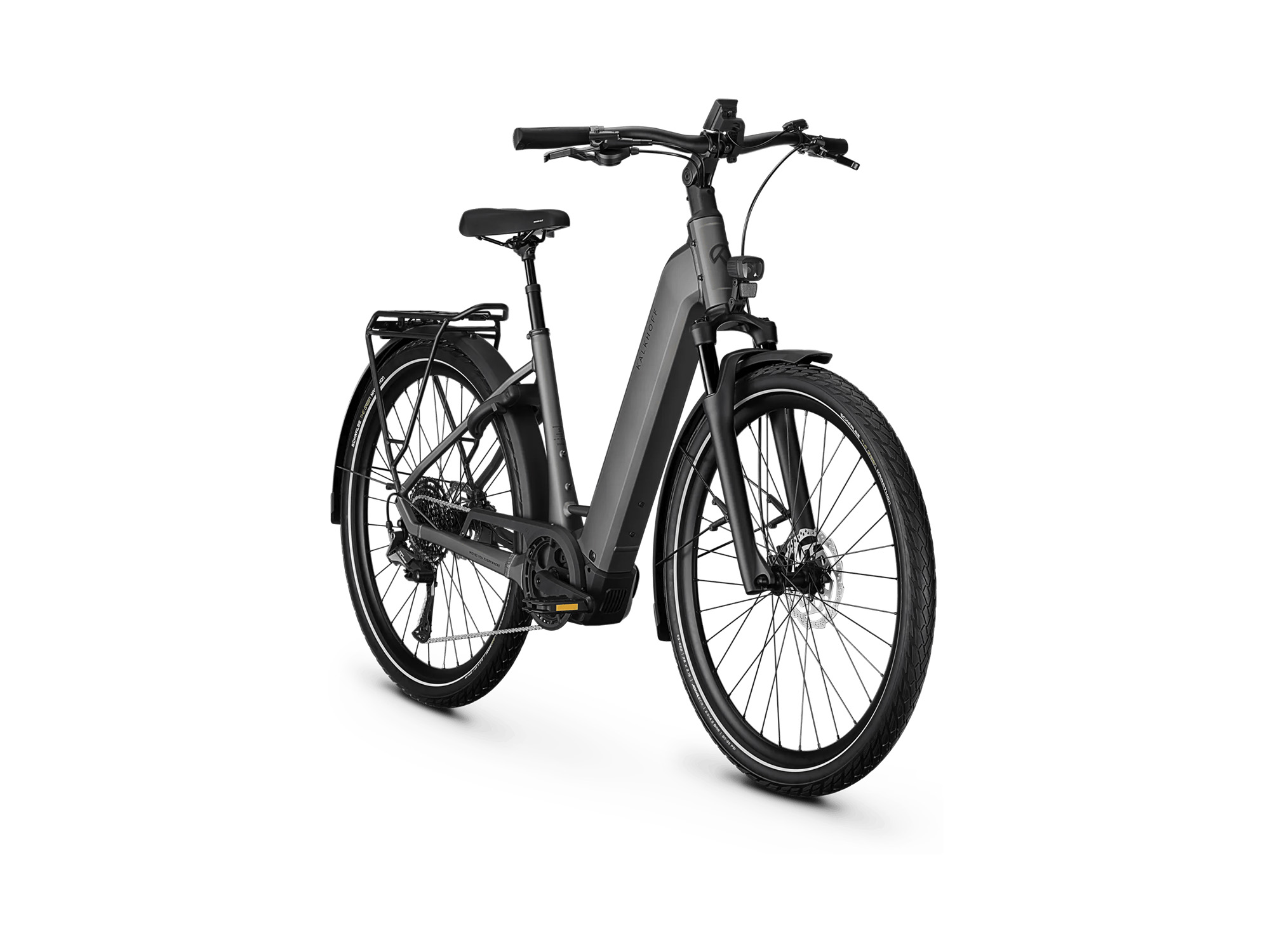 Kalkhoff ENDEAVOUR 3 EXCITE Wave 600 Wh jetgrey matt | 2027 – Schrägansicht vorne