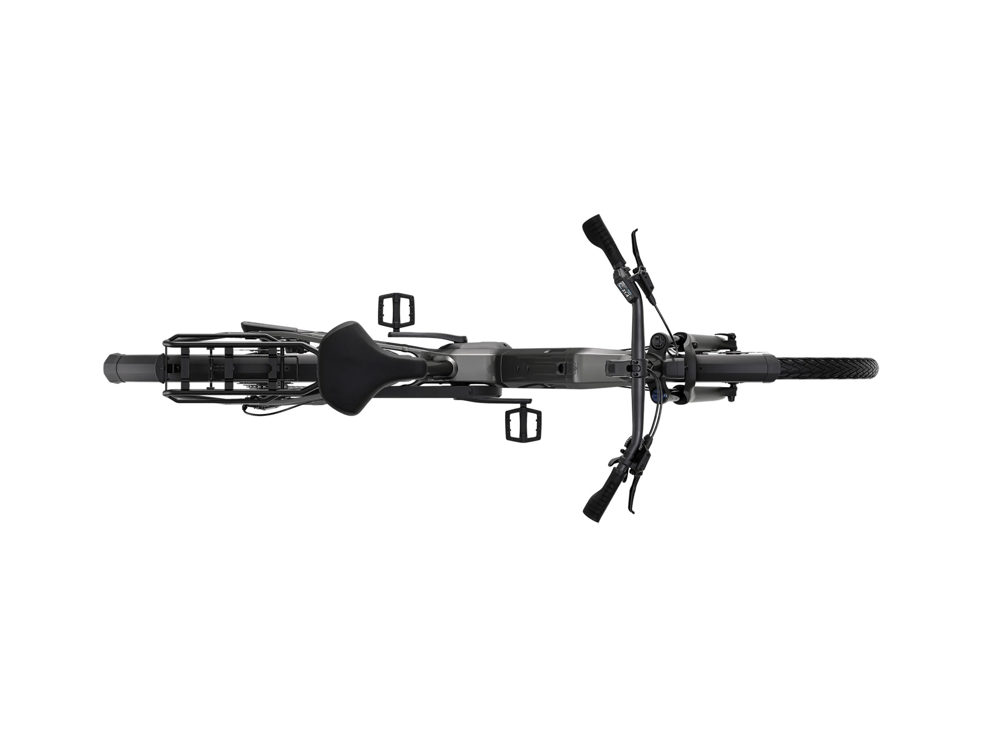 Kalkhoff ENDEAVOUR 5 SEASON Wave 800 Wh jetgrey glossy | 2027 – Draufsicht