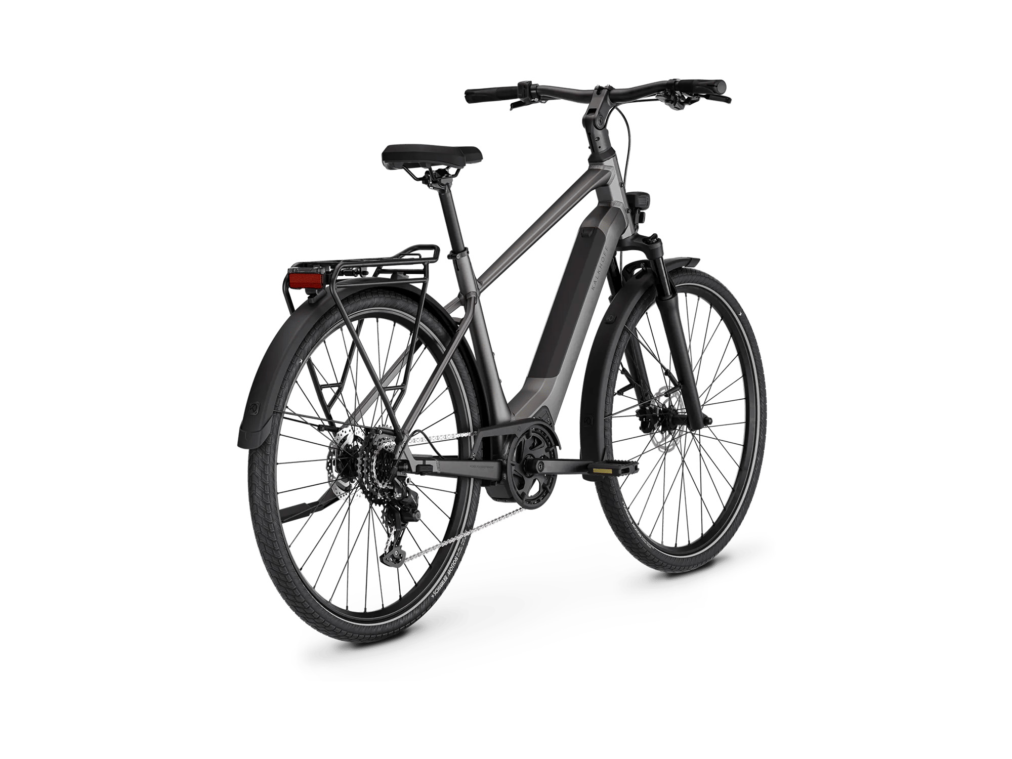 Kalkhoff ENDEAVOUR L SEASON Diamant 400 Wh jetgrey matt | 2027 – Schrägansicht hinten