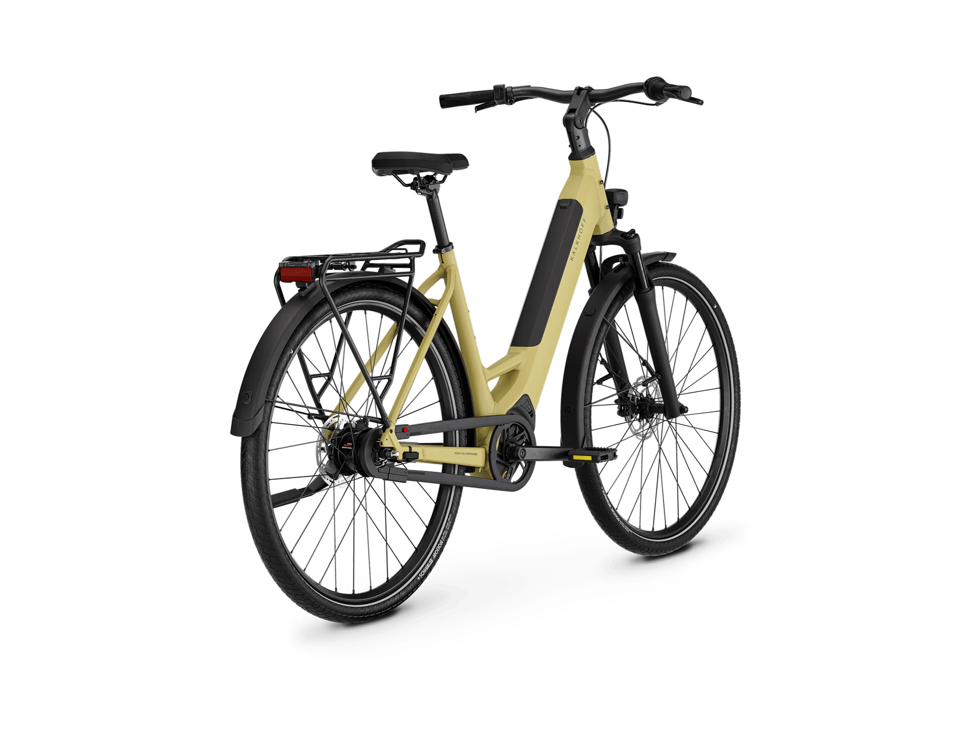 Kalkhoff IMAGE L SEASON Wave 400 Wh acaciayellow matt | 2027 – Schrägansicht hinten