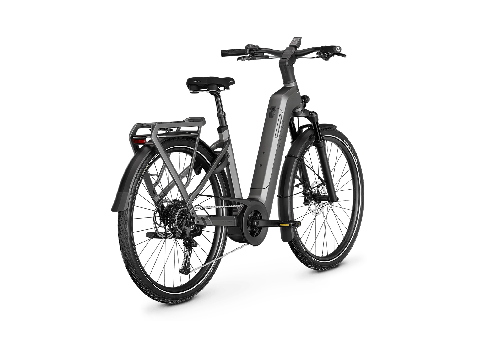 Kalkhoff ENDEAVOUR 5+ ADVANCE Wave 800 Wh jetgrey matt | 2027 – Schrägansicht hinten