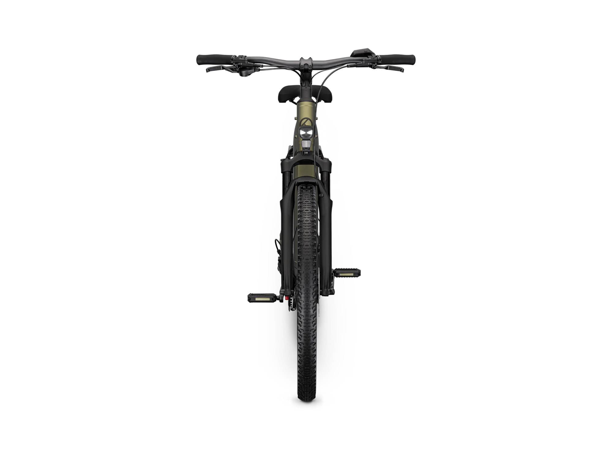 Kalkhoff ENTICE L ADVANCE Wave 400 Wh darkmeadowgreen matt | 2027 – Frontansicht