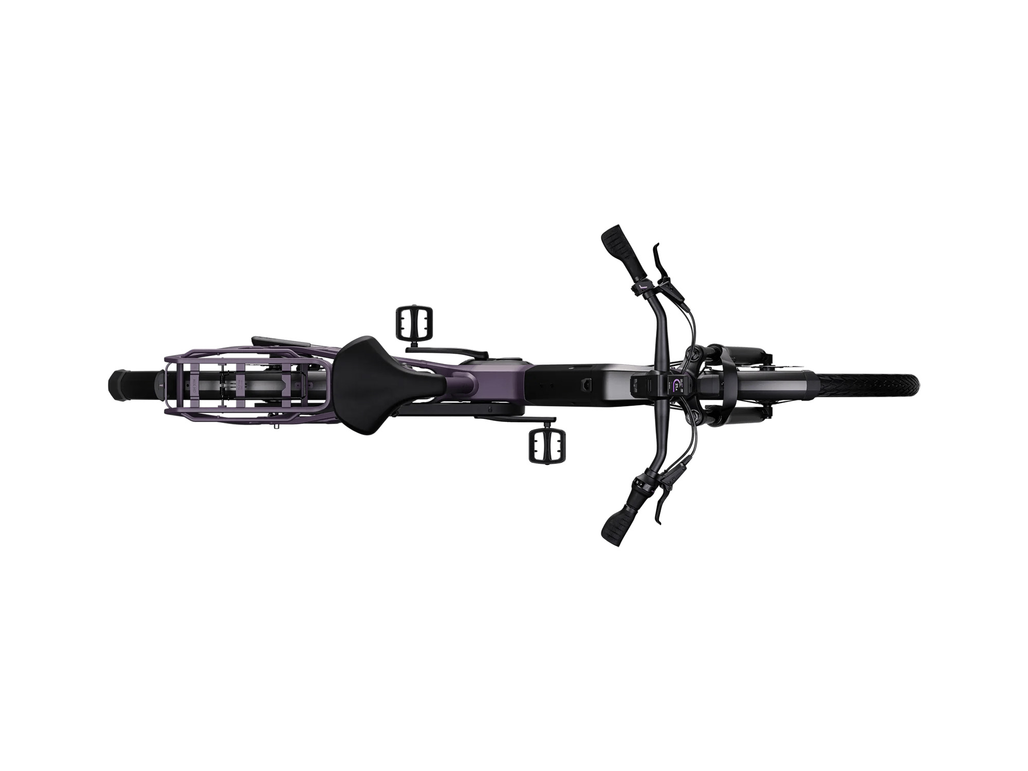 Kalkhoff IMAGE 5+ MOVE Wave 800 Wh midnightplum matt/diamondblack matt | 2027 – Draufsicht