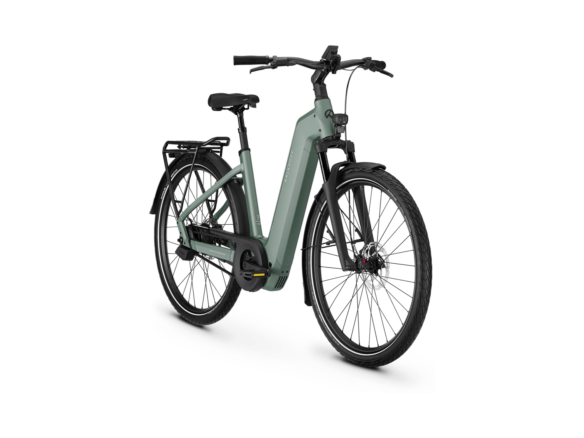Kalkhoff IMAGE 5 AUTO Wave 800 Wh deepsagegreen matt | 2027 – Schrägansicht vorne