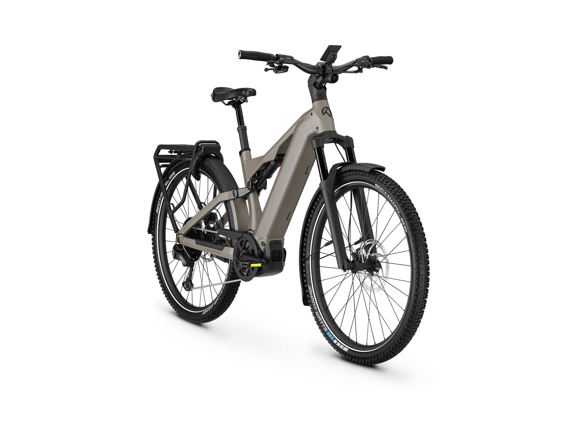 Kalkhoff ENTICE 7+ ADVANCE Diamant 800 Wh moonstonegrey matt | 2027 – Schrägansicht vorne
