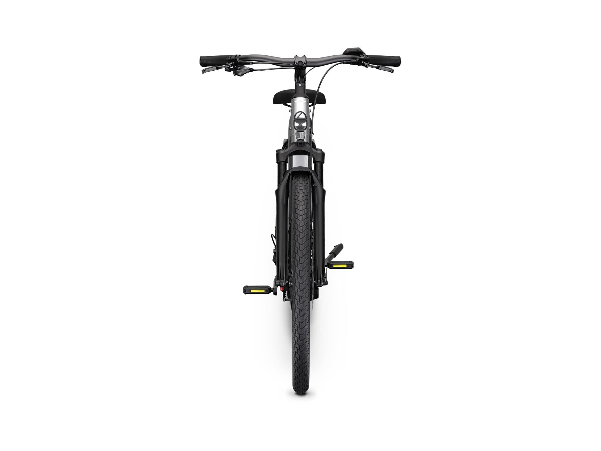 Kalkhoff ENDEAVOUR 3 AIR Wave 600 Wh arcticgrey glossy | 2027 – Frontansicht