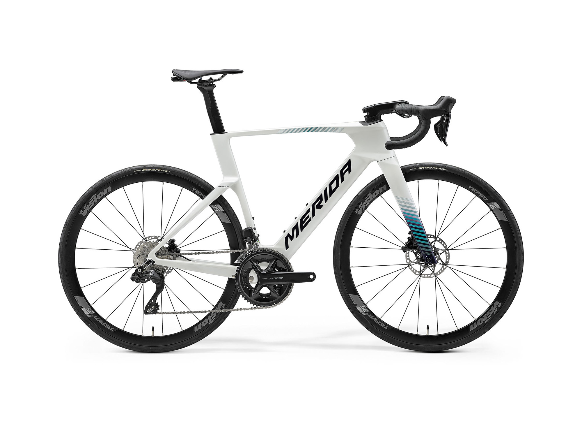 MERIDA REACTO 5000 Pearl/Blue / Teal | 2027