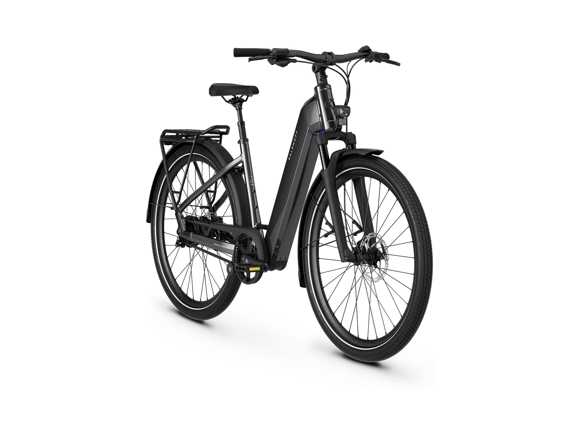 Kalkhoff IMAGE 1 ADVANCE Wave 540 Wh diamondblack glossy | 2027 – Schrägansicht vorne