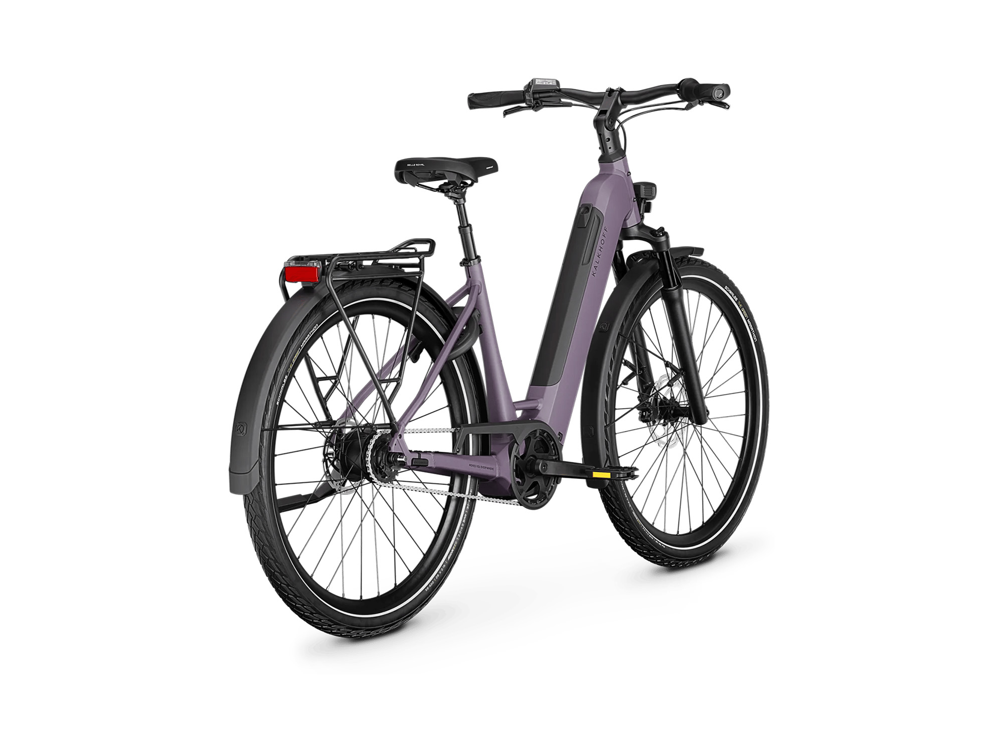 Kalkhoff IMAGE 3 ADVANCE Wave 540 Wh midnightplum matt | 2027 – Schrägansicht hinten